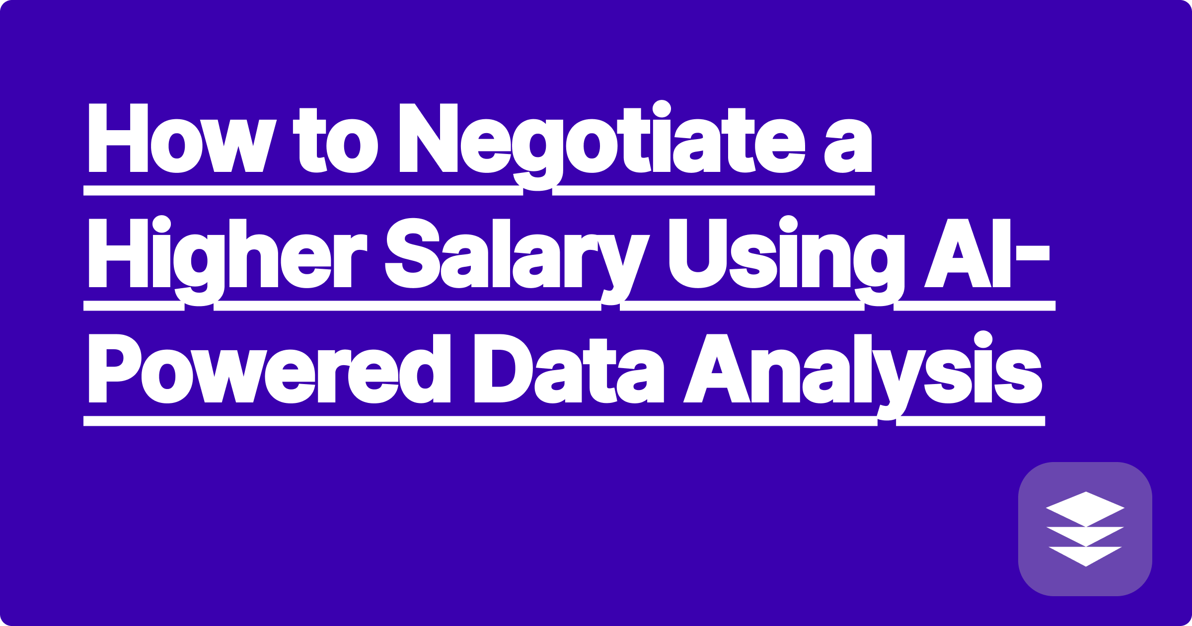 How to Negotiate a Higher Salary Using AI-Powered Data Analysis