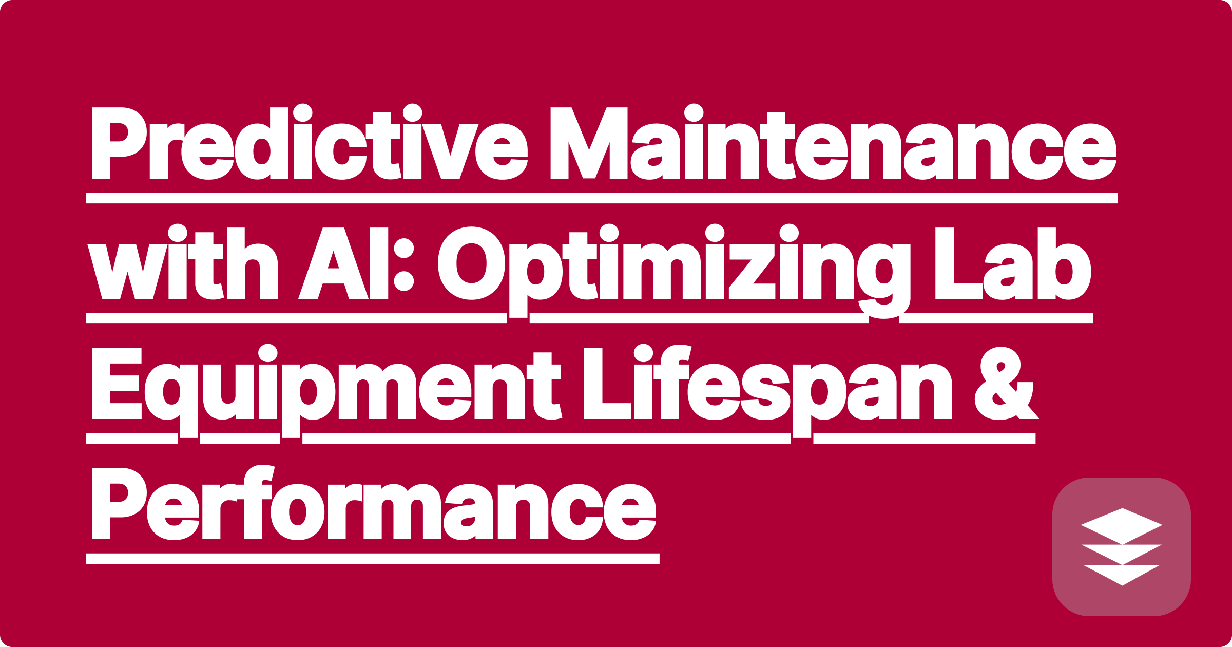 357 Predictive Maintenance with AI: Optimizing Lab Equipment Lifespan & Performance
