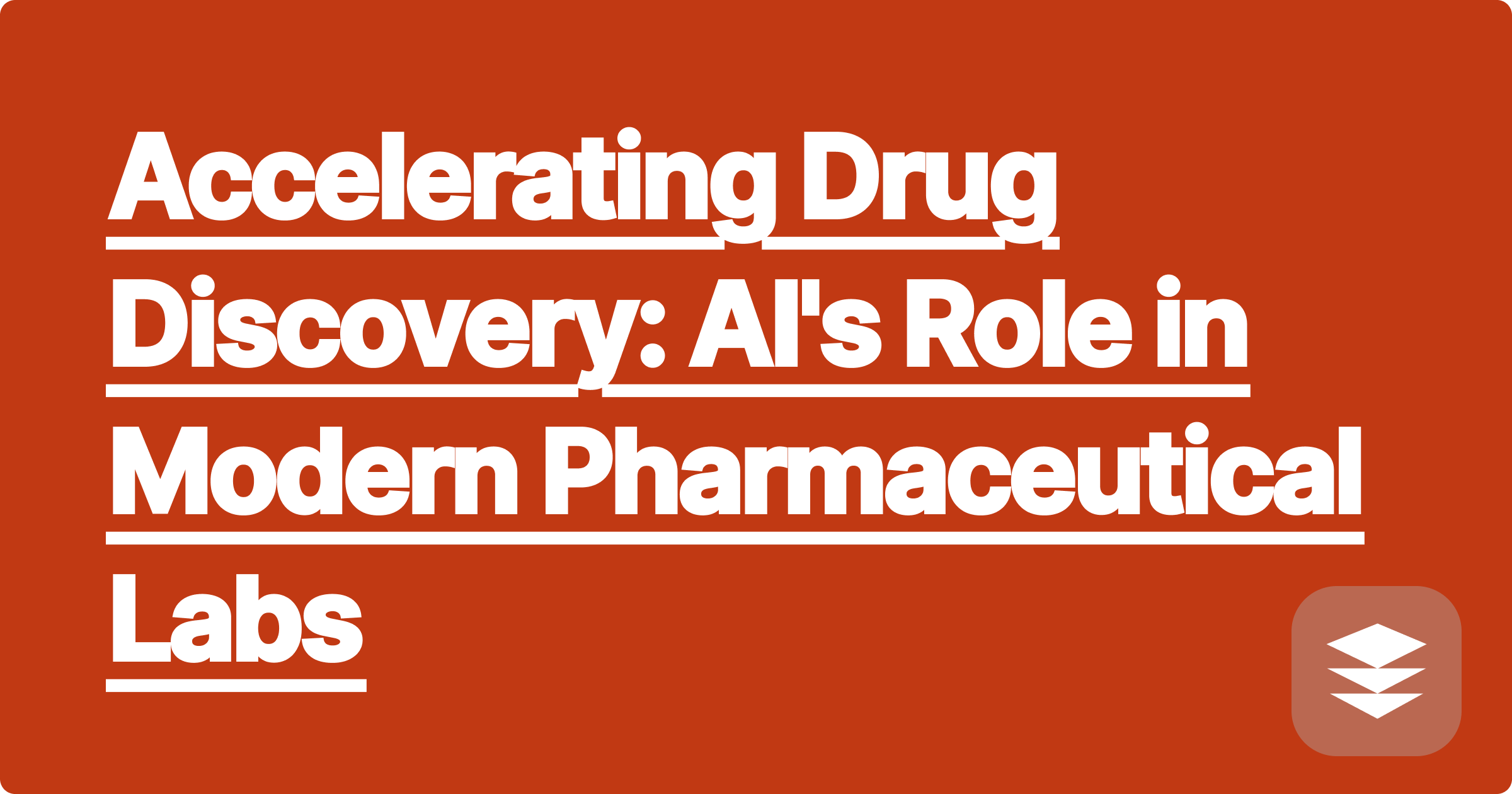 Accelerating Drug Discovery: AI's Role in Modern Pharmaceutical Labs