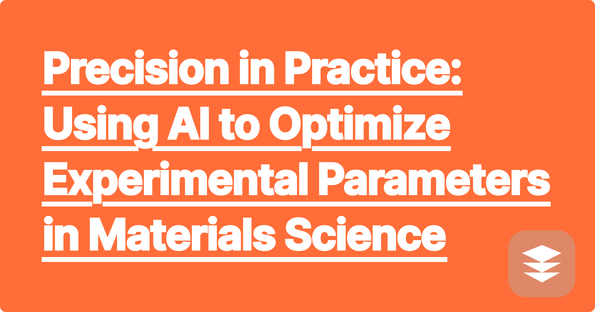 Precision in Practice: Using AI to Optimize Experimental Parameters in Materials Science