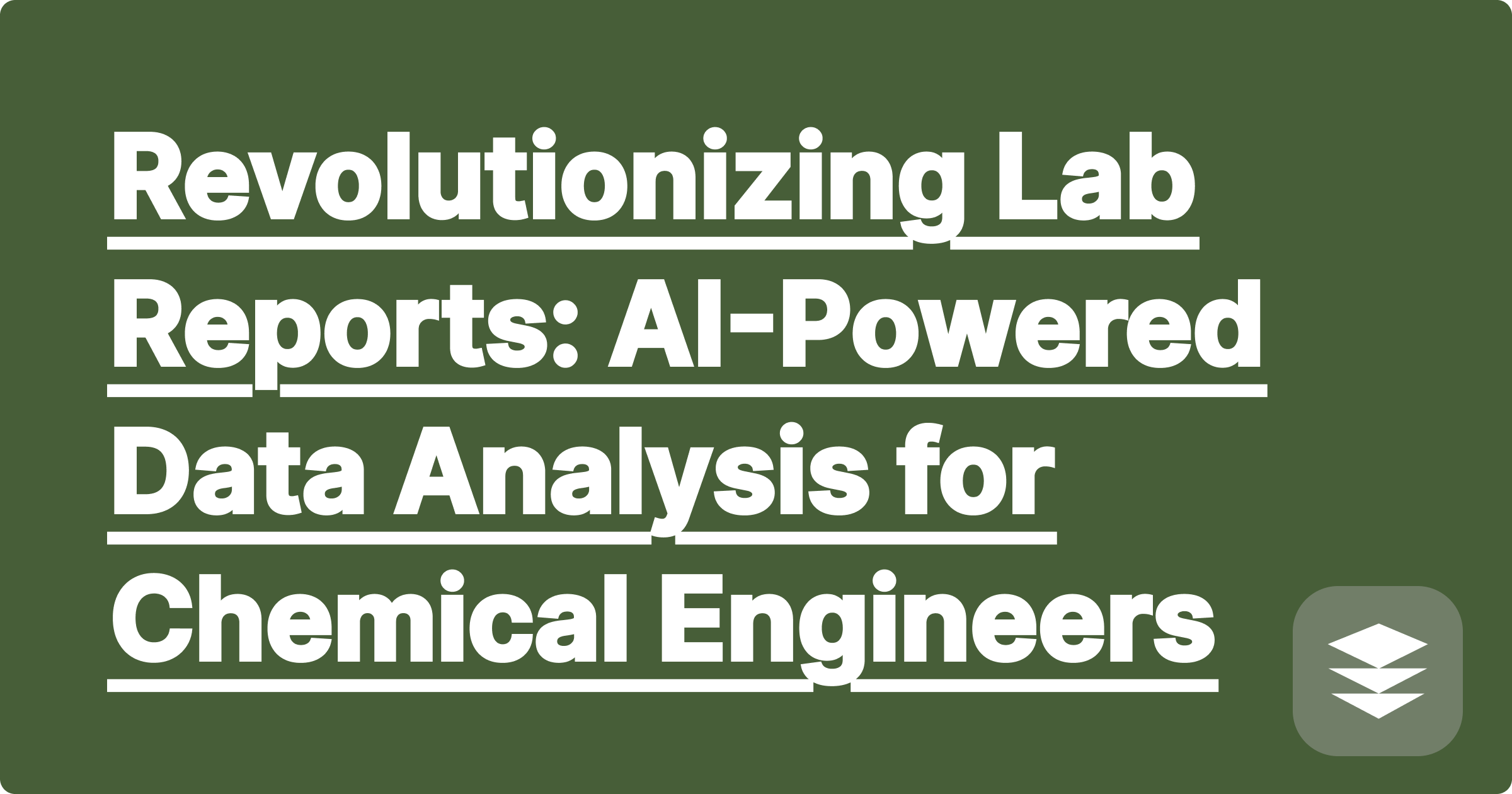 Revolutionizing Lab Reports: AI-Powered Data Analysis for Chemical Engineers