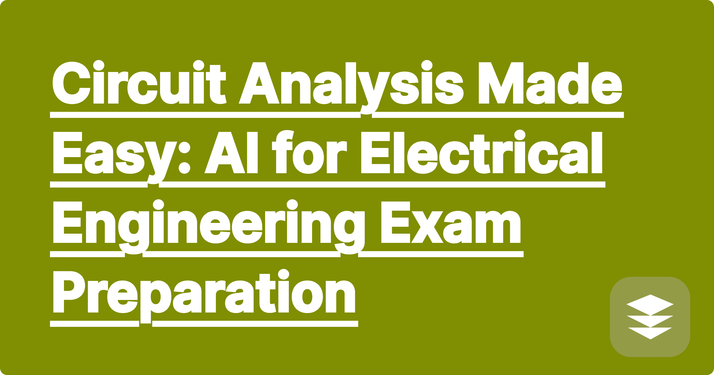 Circuit Analysis Made Easy: AI for Electrical Engineering Exam Preparation