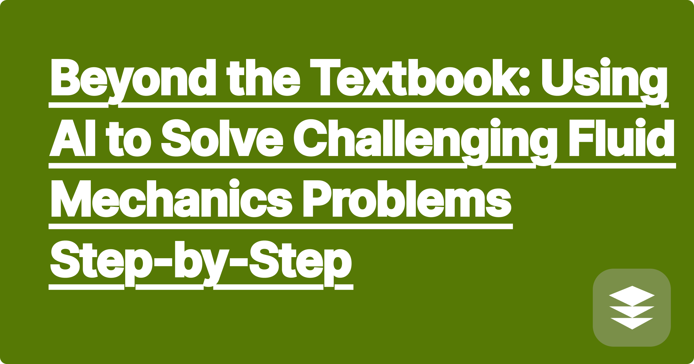 Beyond the Textbook: Using AI to Solve Challenging Fluid Mechanics Problems Step-by-Step