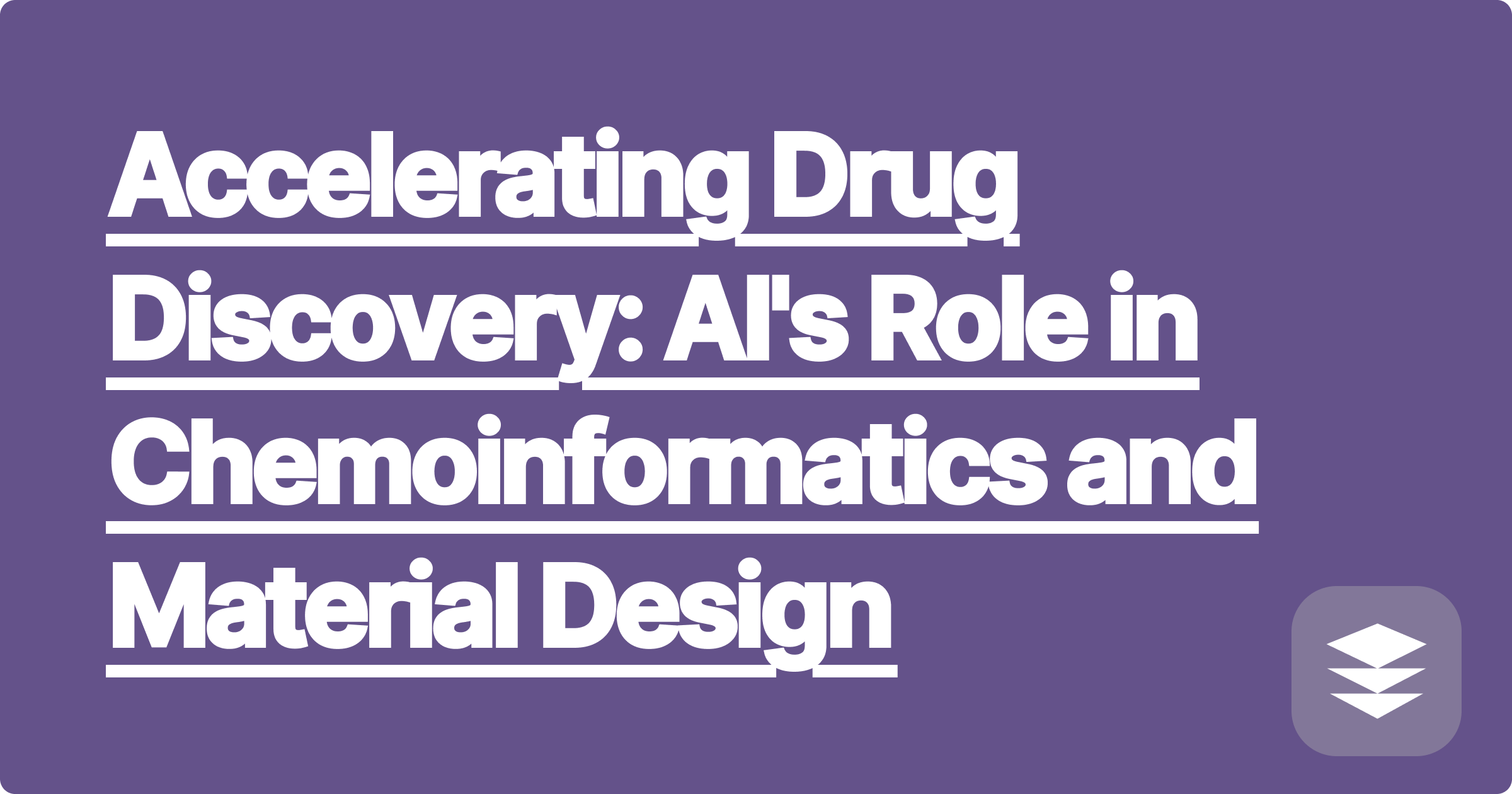 Accelerating Drug Discovery: AI's Role in Chemoinformatics and Material Design