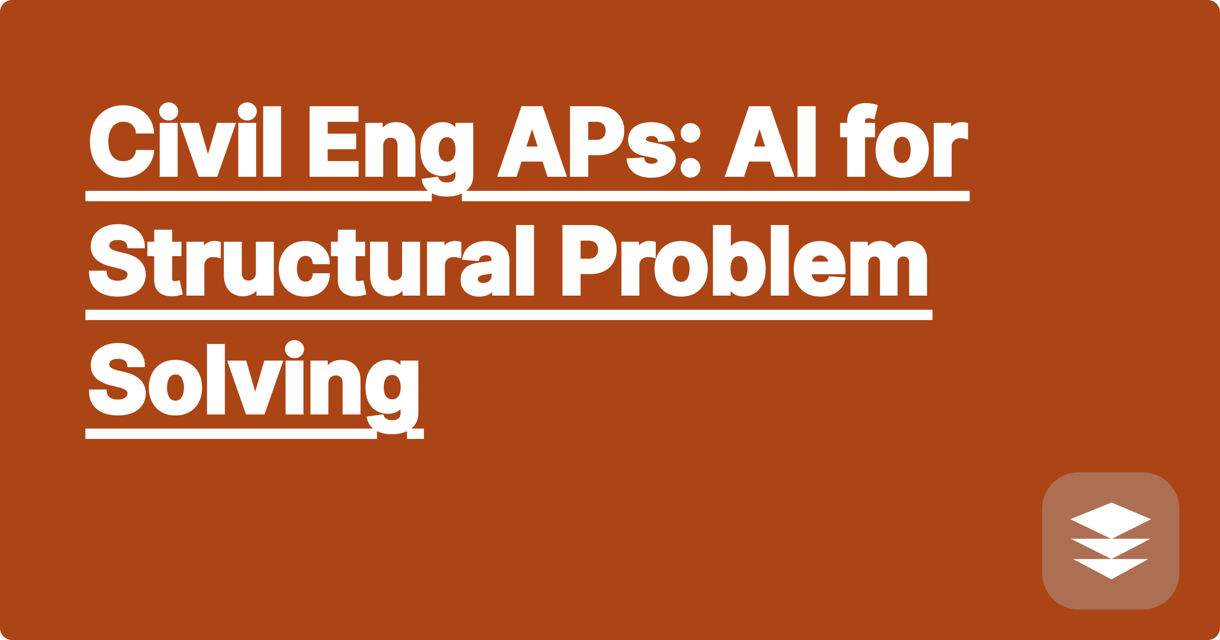Civil Eng APs: AI for Structural Problem Solving