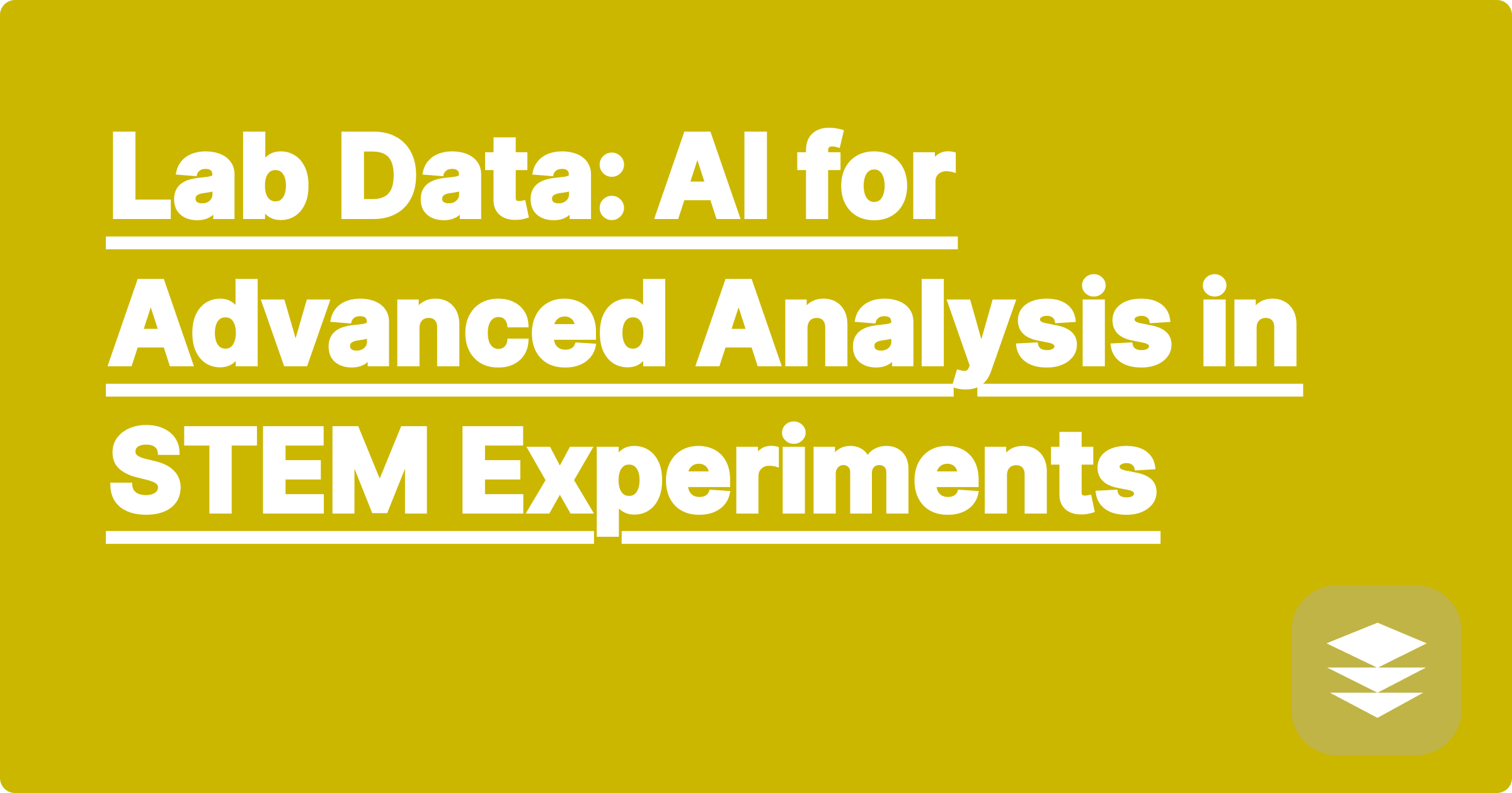 Lab Data: AI for Advanced Analysis in STEM Experiments