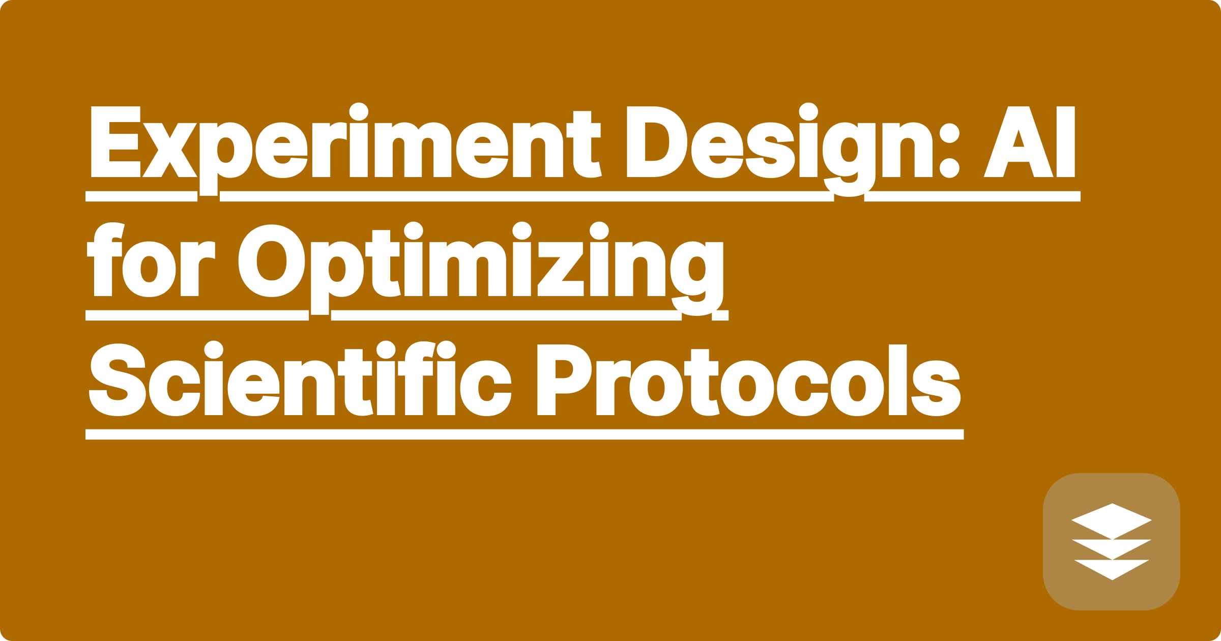 Experiment Design: AI for Optimizing Scientific Protocols