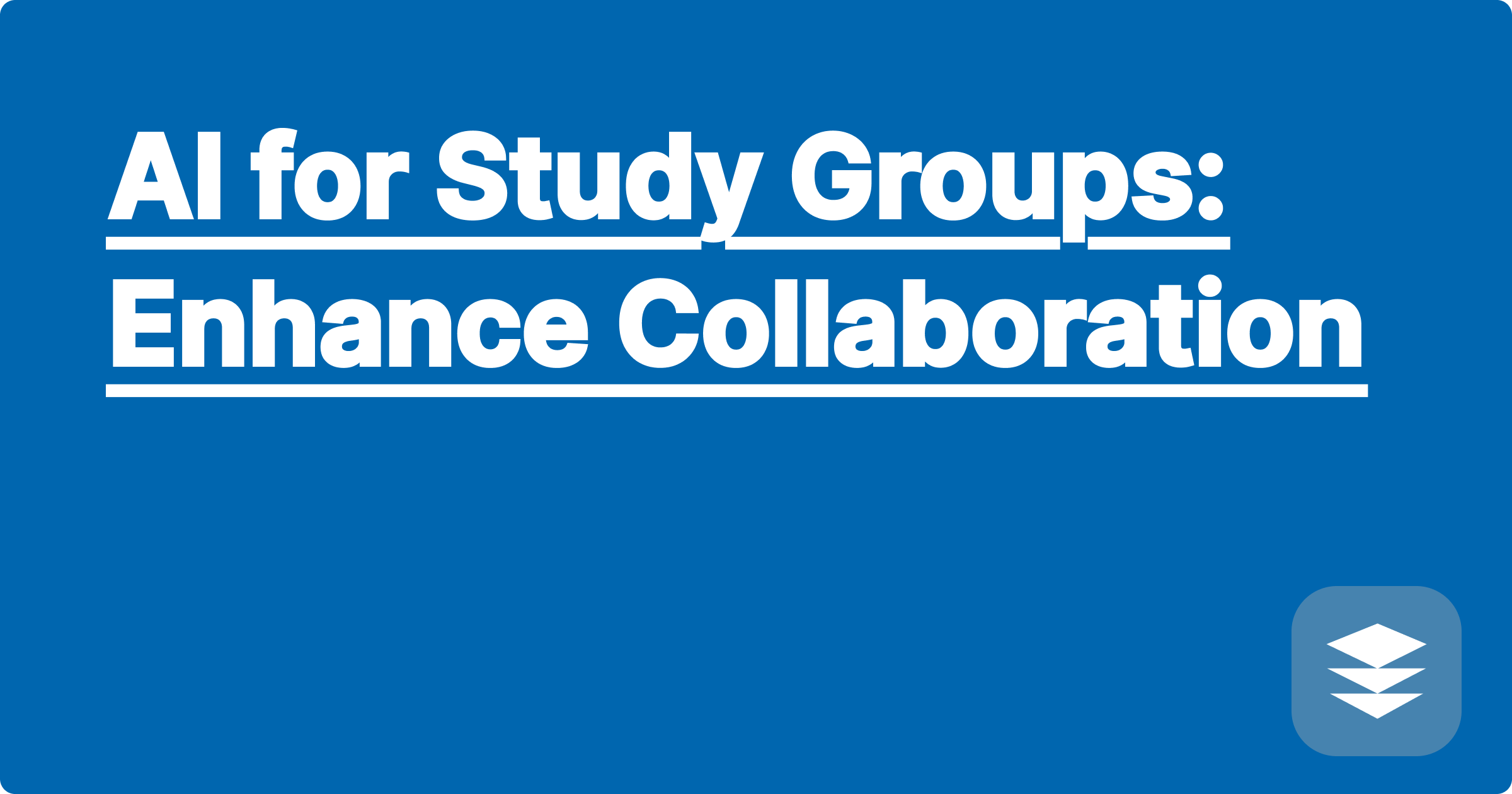 AI for Study Groups: Enhance Collaboration