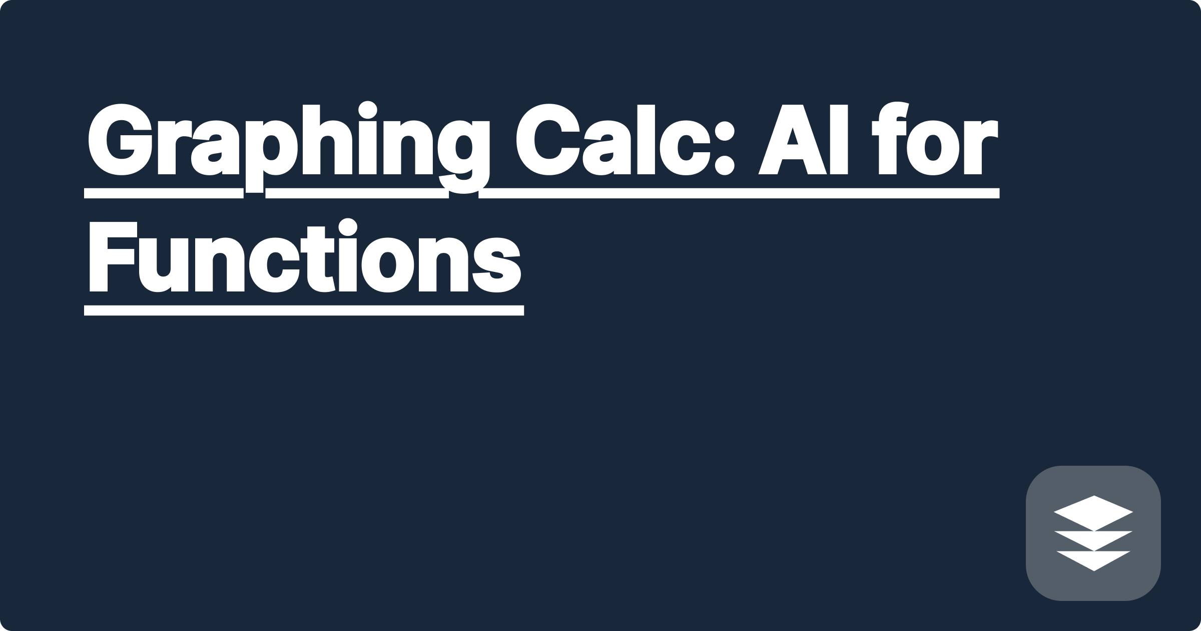 Graphing Calc: AI for Functions