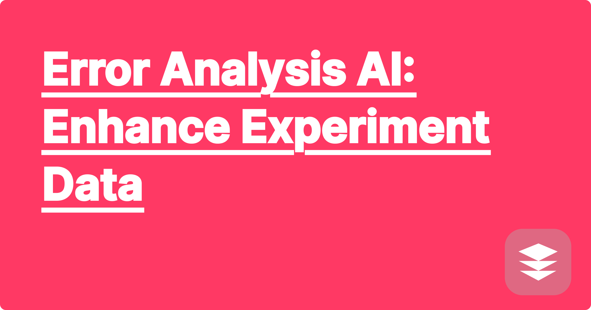 Error Analysis AI: Enhance Experiment Data