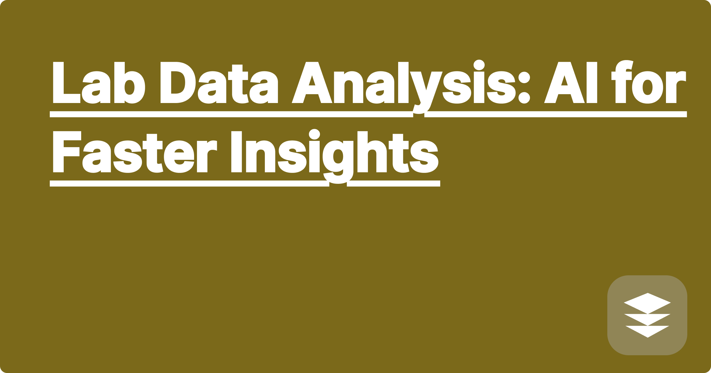 Lab Data Analysis: AI for Faster Insights