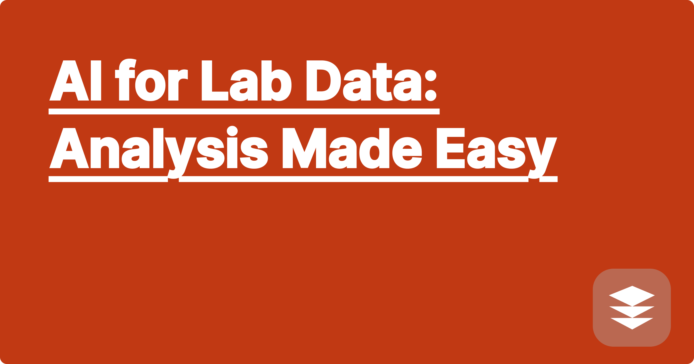 AI for Lab Data: Analysis Made Easy