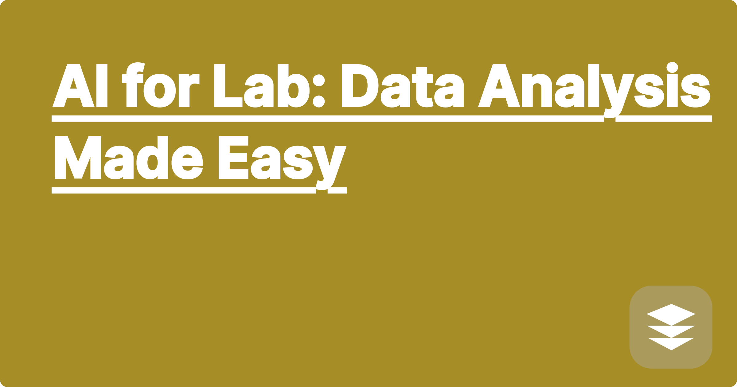 AI for Lab: Data Analysis Made Easy