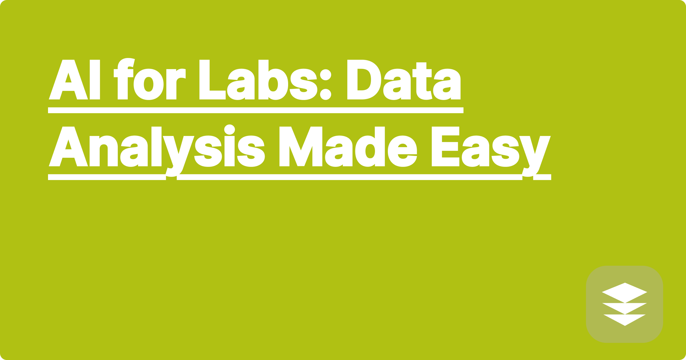 AI for Labs: Data Analysis Made Easy