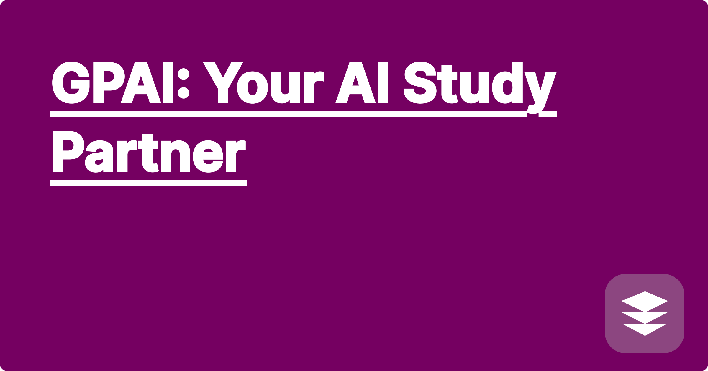 GPAI: Your AI Study Partner