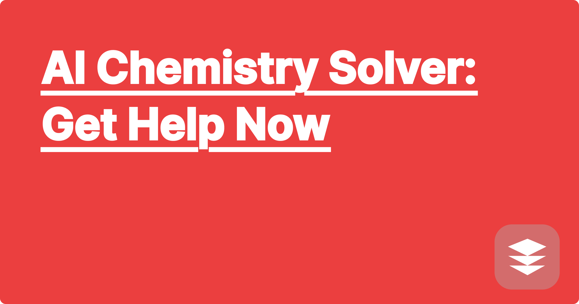 AI Chemistry Solver: Get Help Now