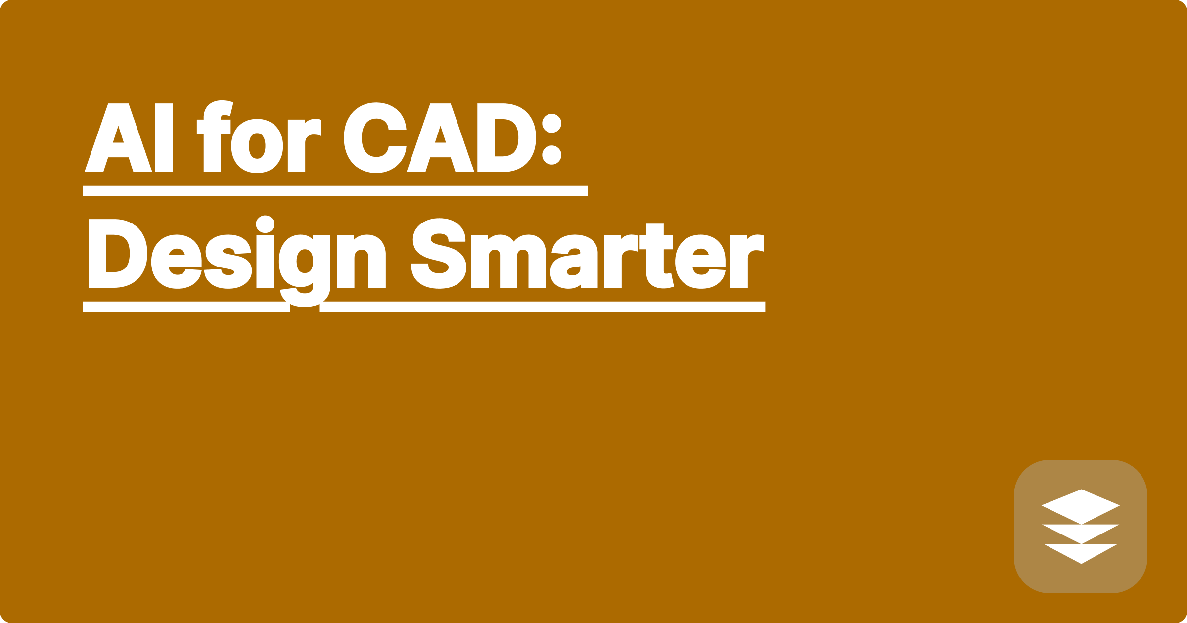 AI for CAD: Design Smarter