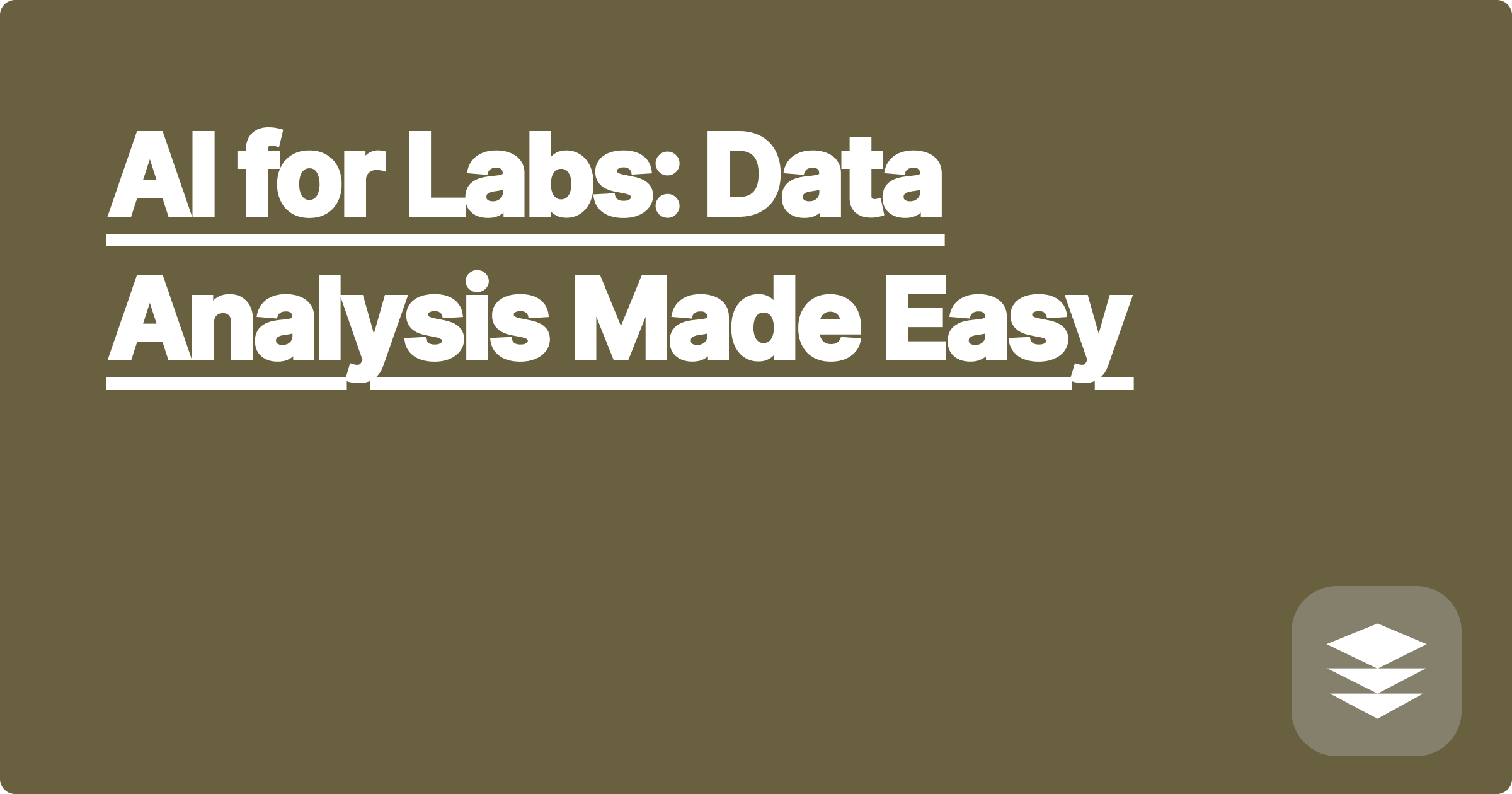 AI for Labs: Data Analysis Made Easy
