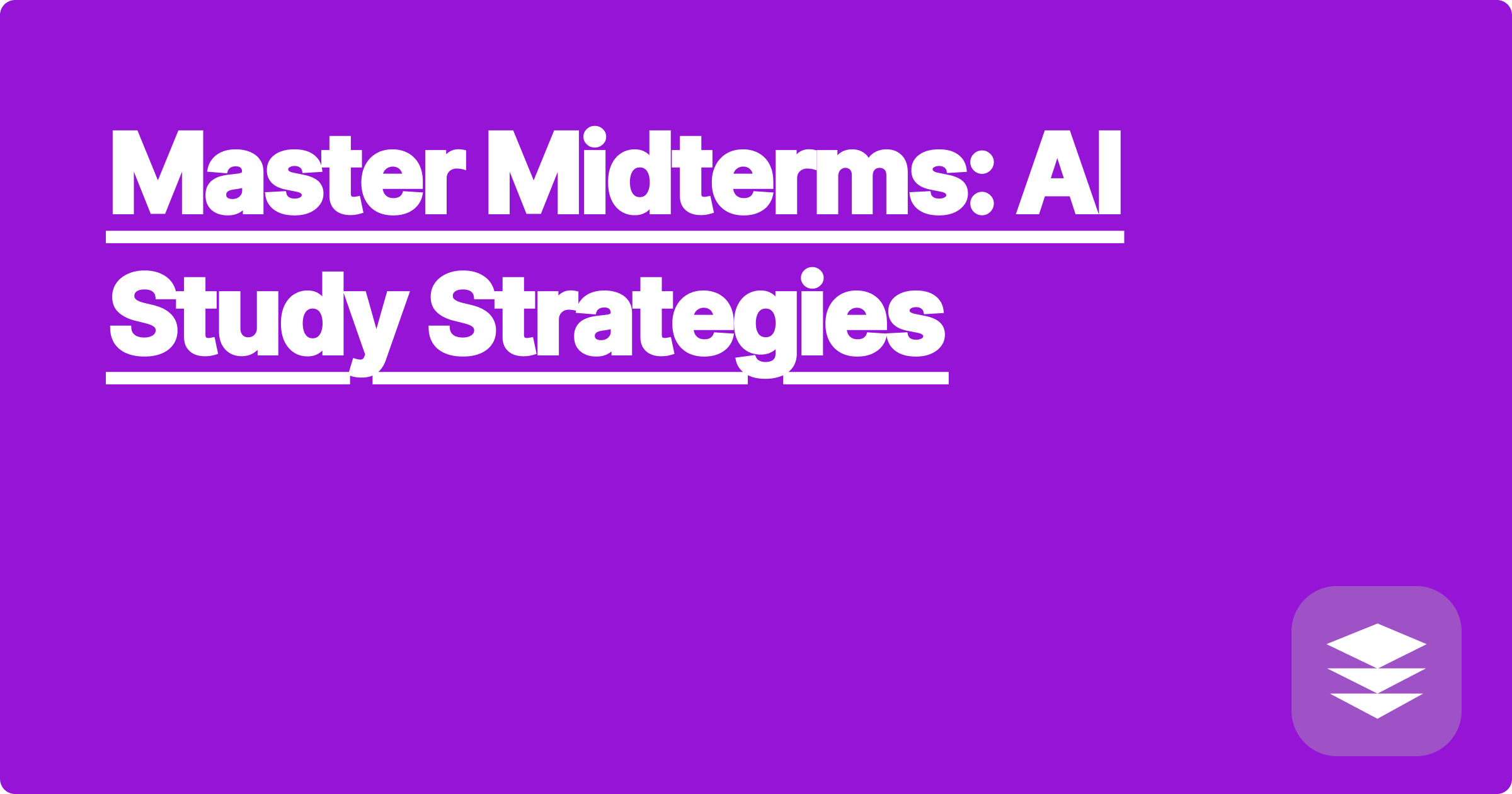 Master Midterms: AI Study Strategies
