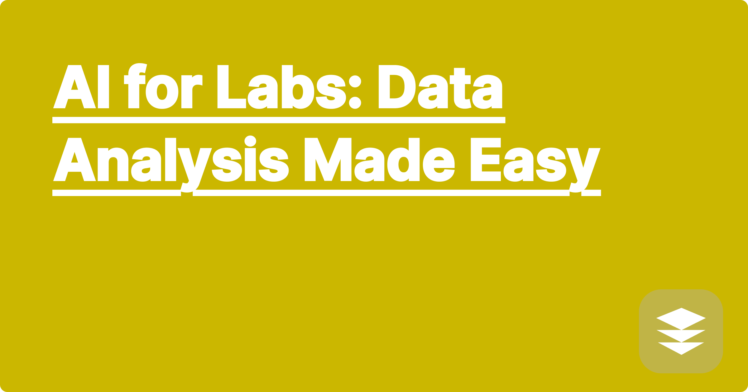 AI for Labs: Data Analysis Made Easy