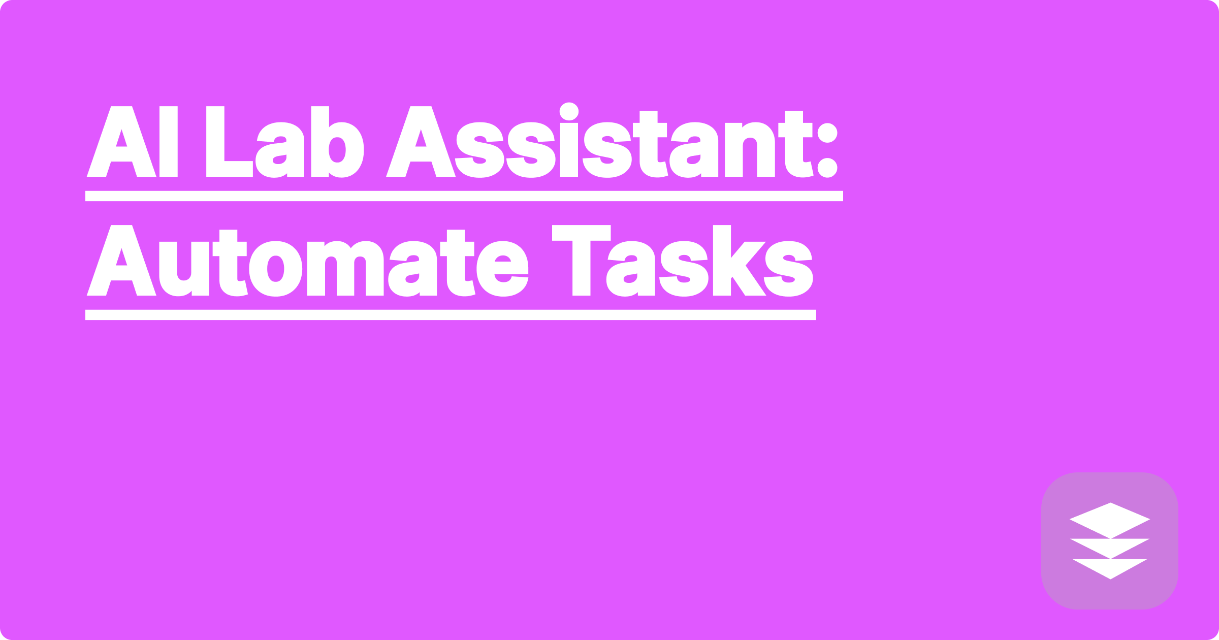 AI Lab Assistant: Automate Tasks