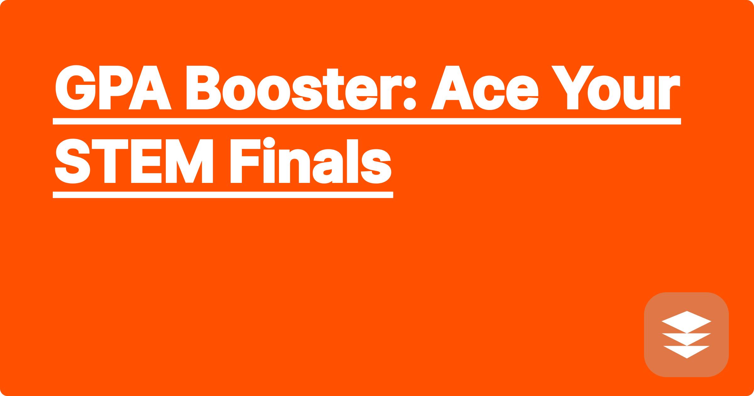 GPA Booster: Ace Your STEM Finals