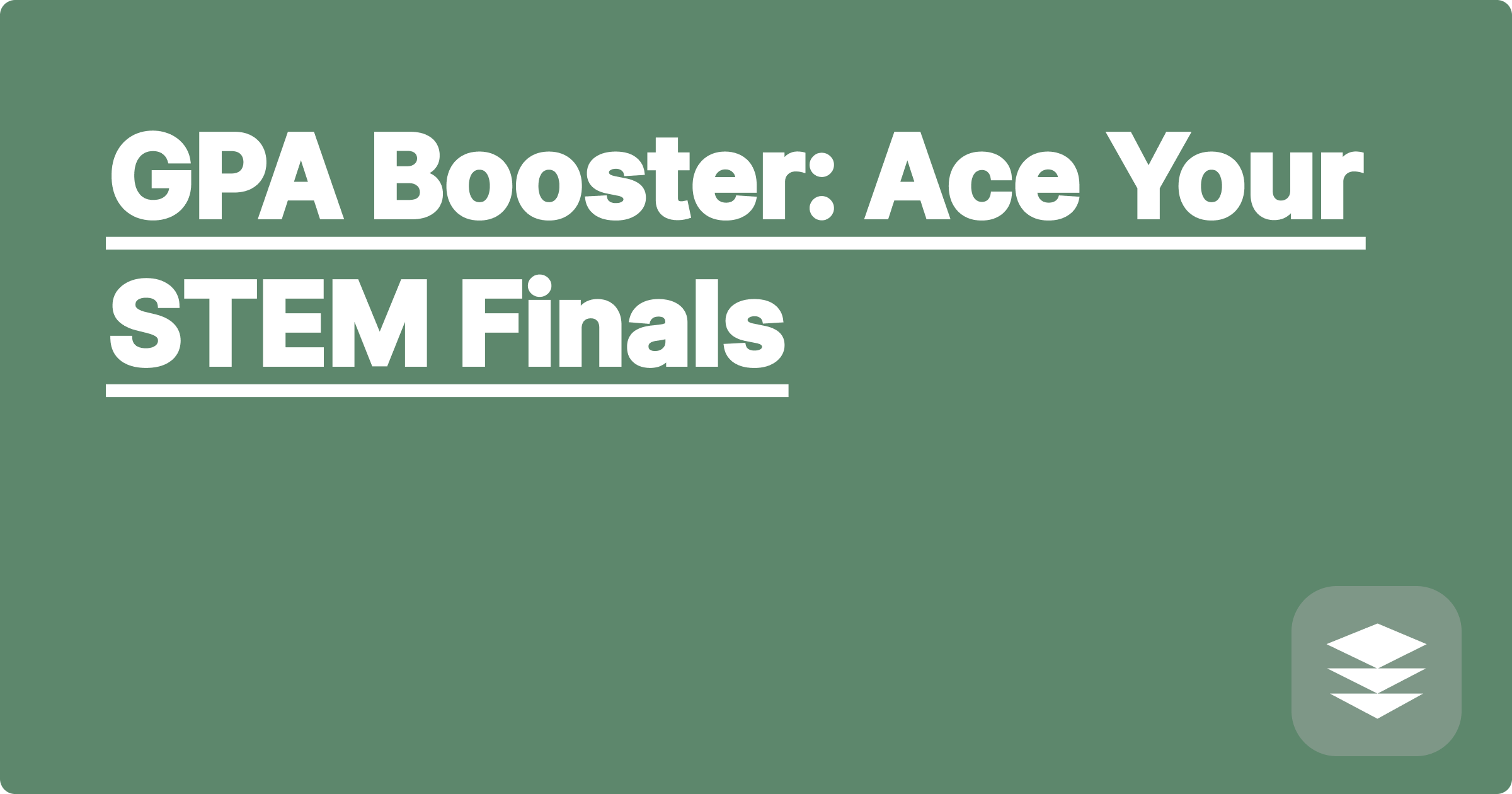 GPA Booster: Ace Your STEM Finals