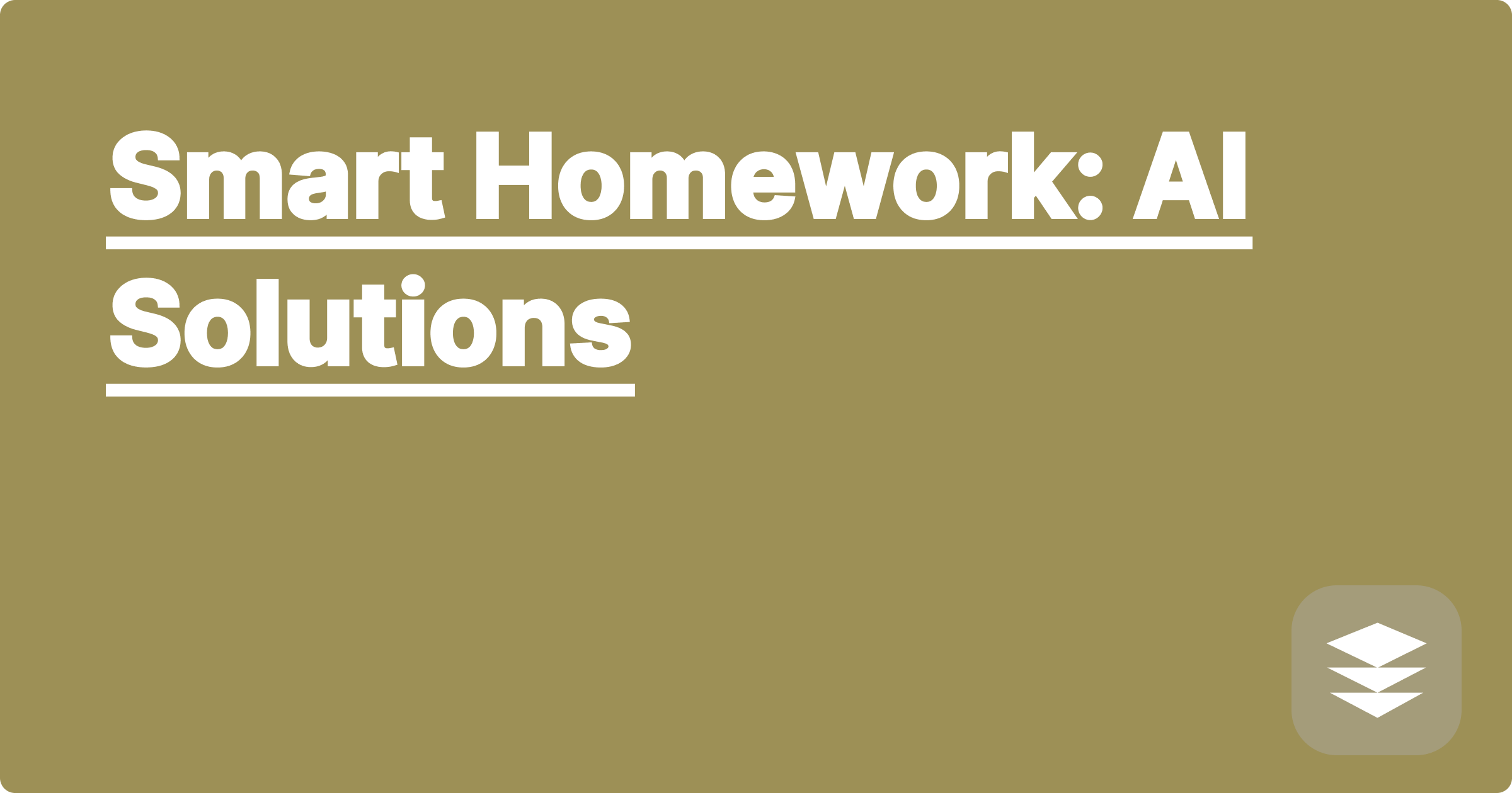 Smart Homework: AI Solutions