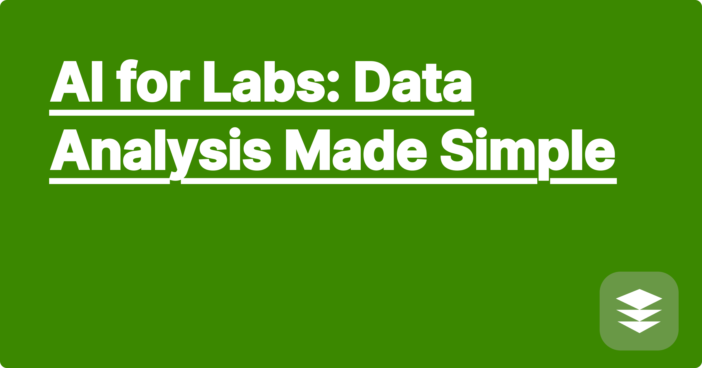 AI for Labs: Data Analysis Made Simple