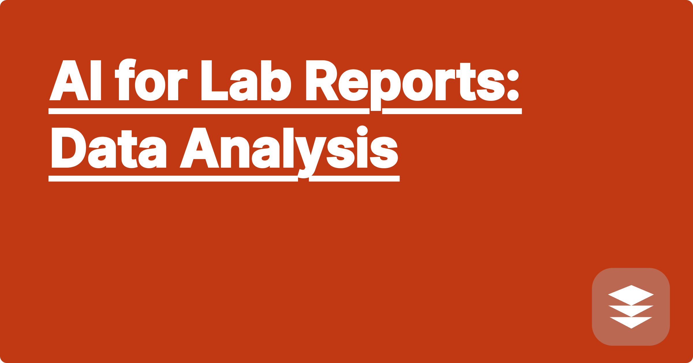 AI for Lab Reports: Data Analysis