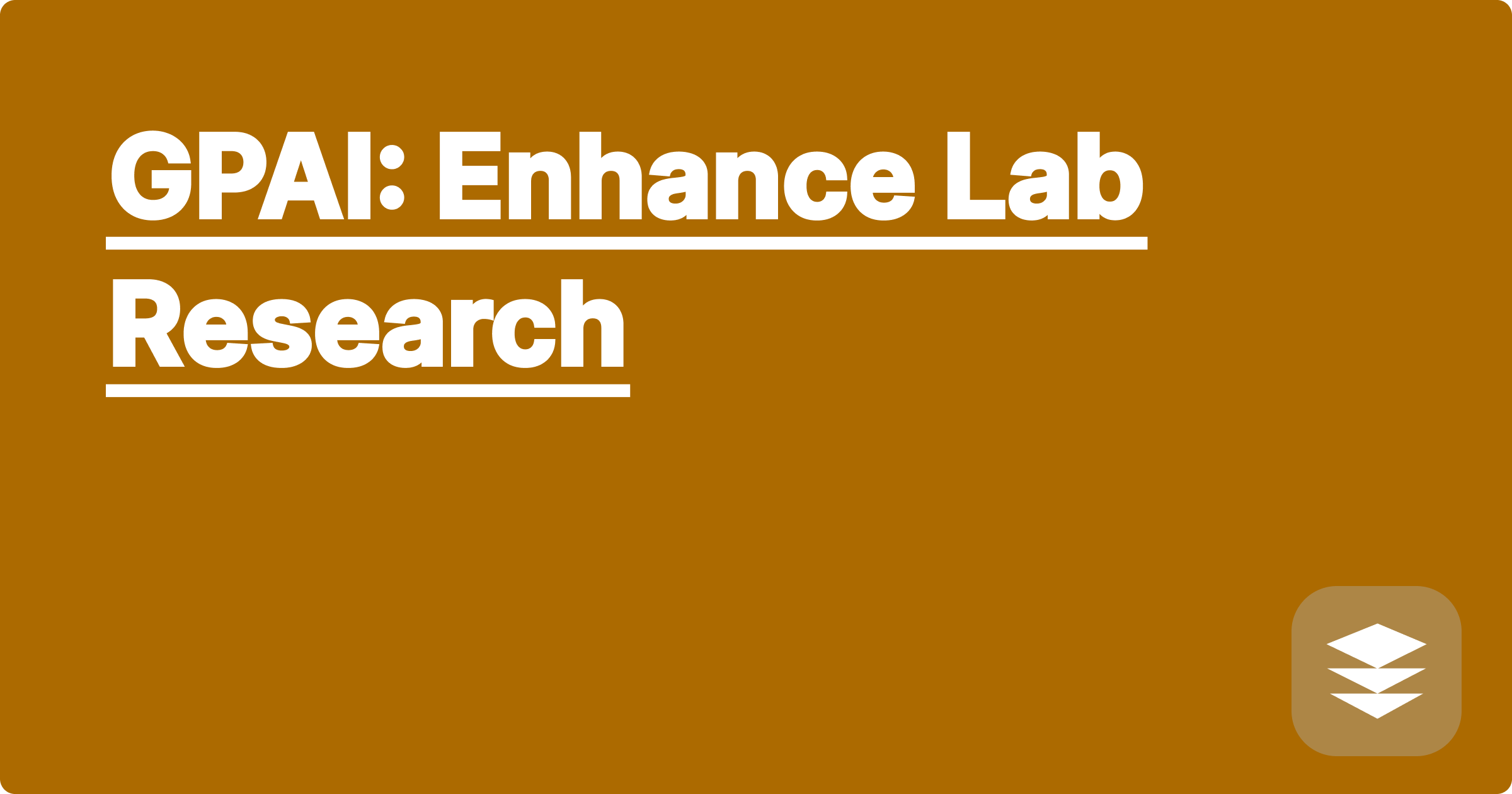 GPAI: Enhance Lab Research