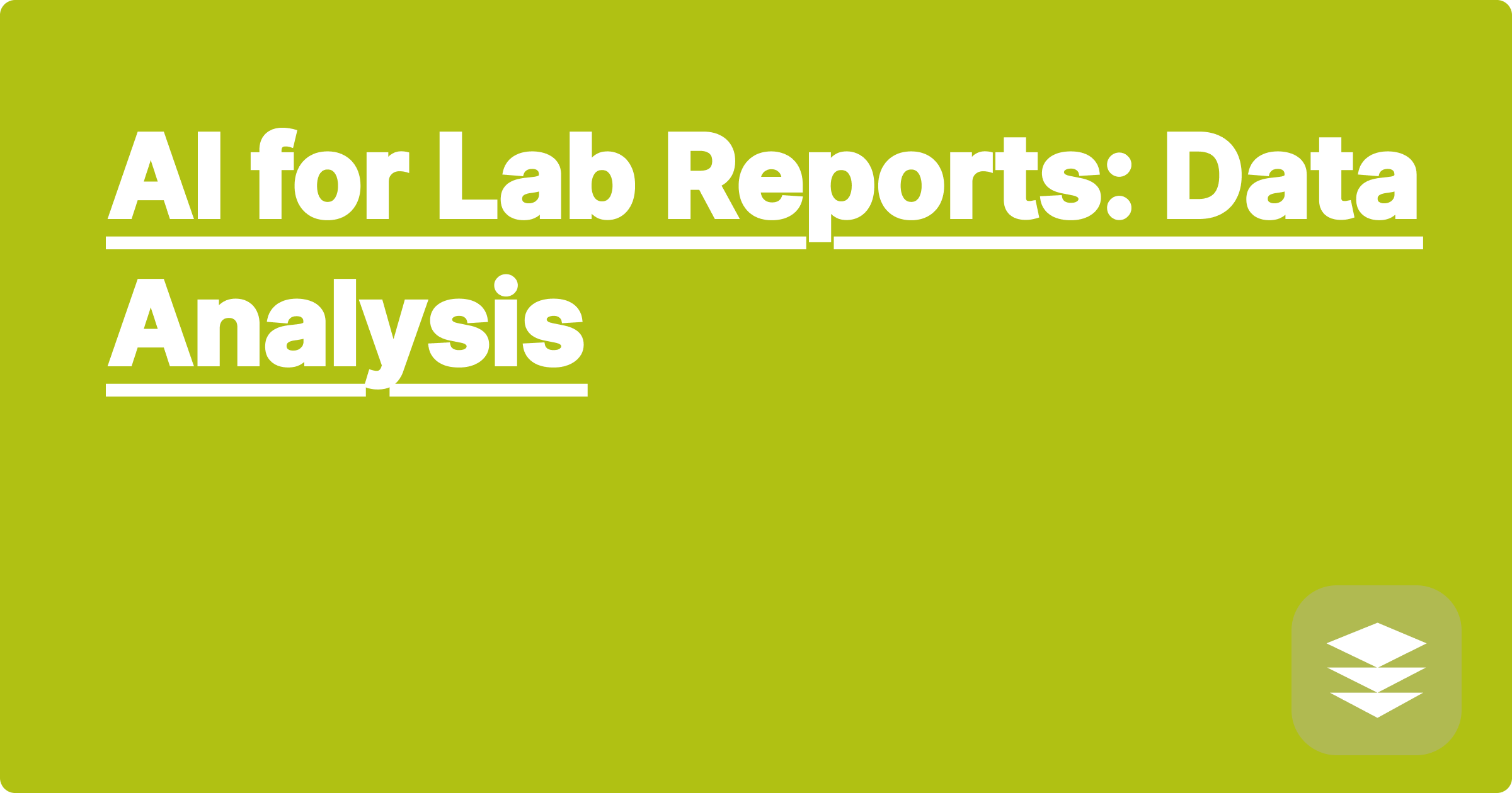AI for Lab Reports: Data Analysis