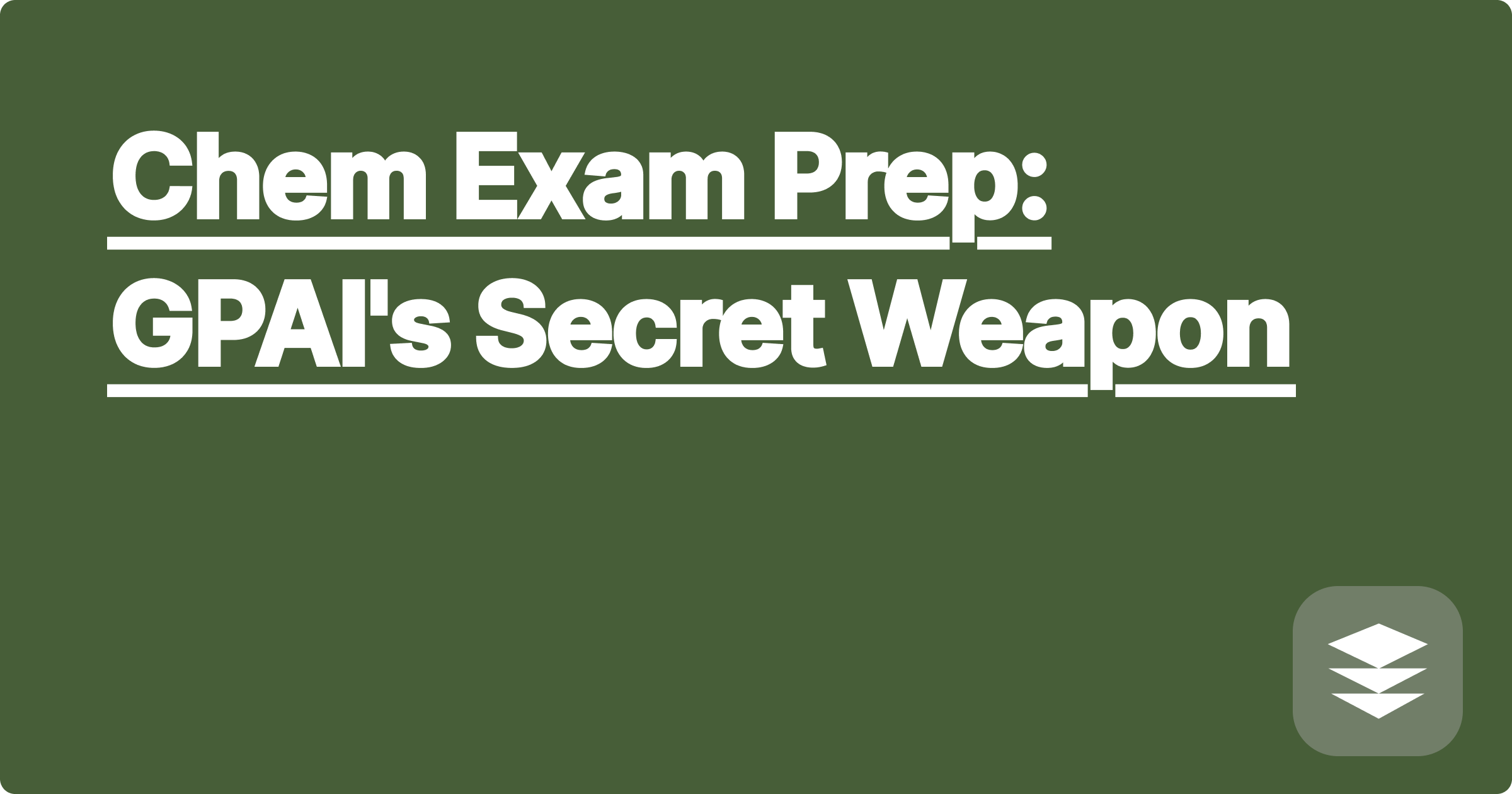 Chem Exam Prep: GPAI's Secret Weapon