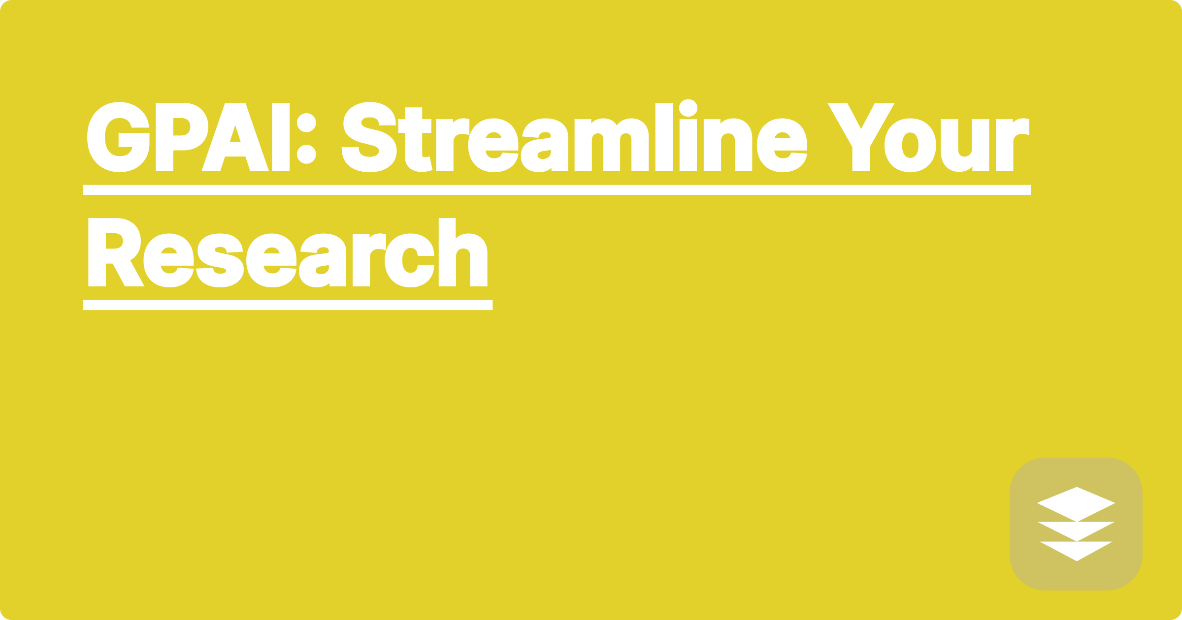 GPAI: Streamline Your Research