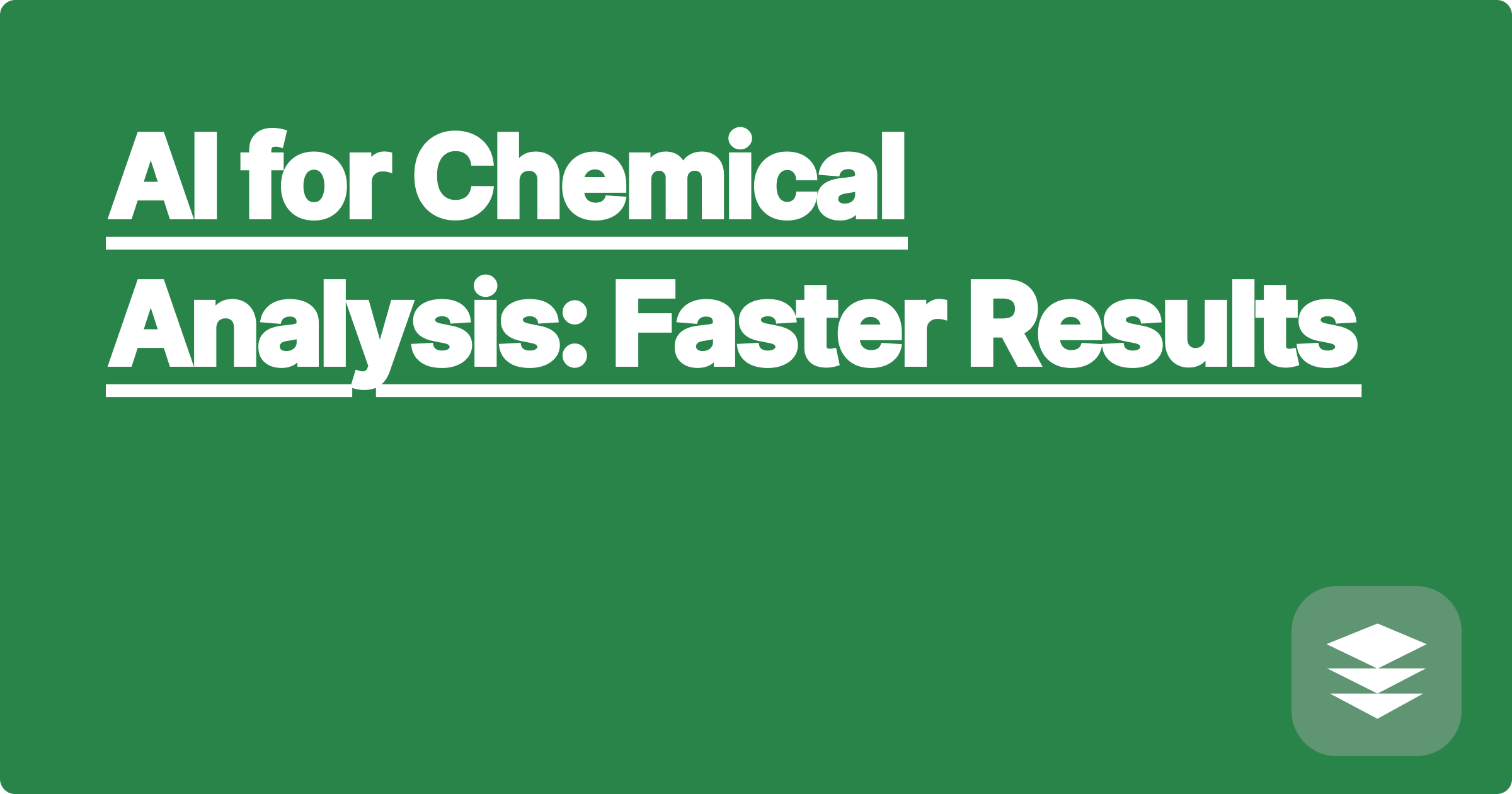 AI for Chemical Analysis: Faster Results