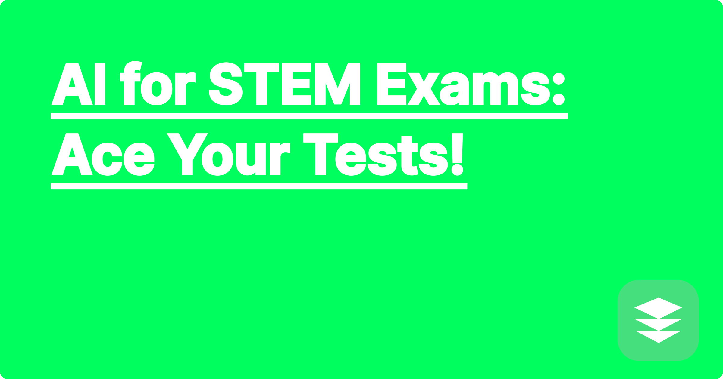 AI for STEM Exams: Ace Your Tests!