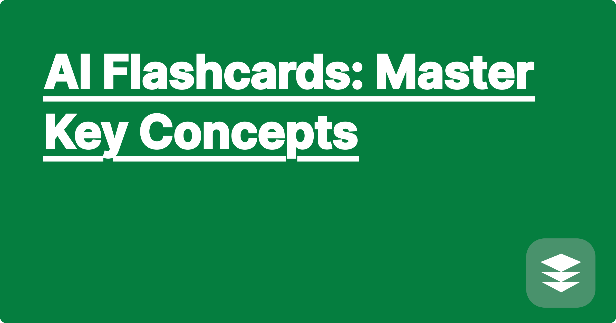 AI Flashcards: Master Key Concepts