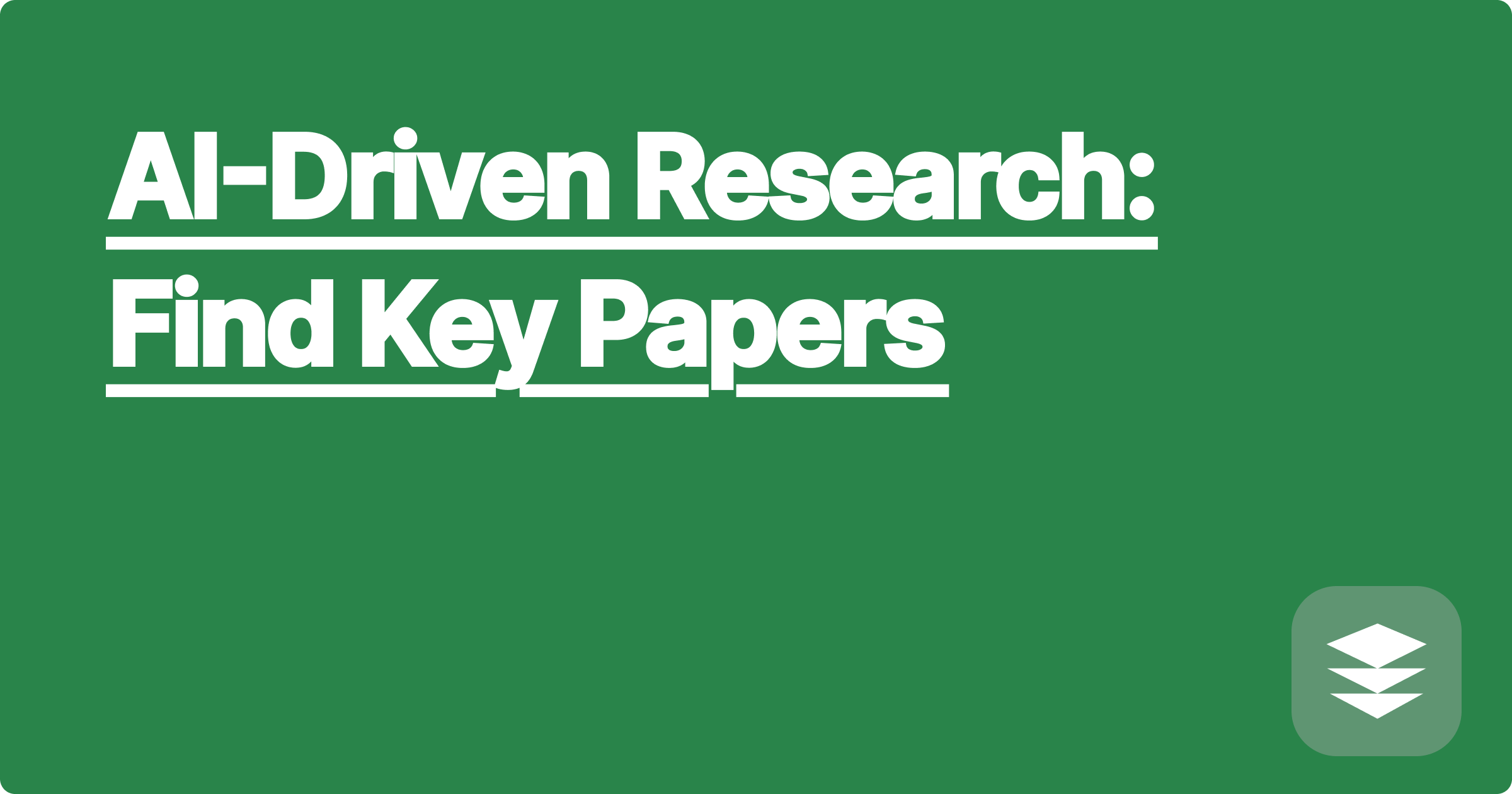 AI-Driven Research: Find Key Papers