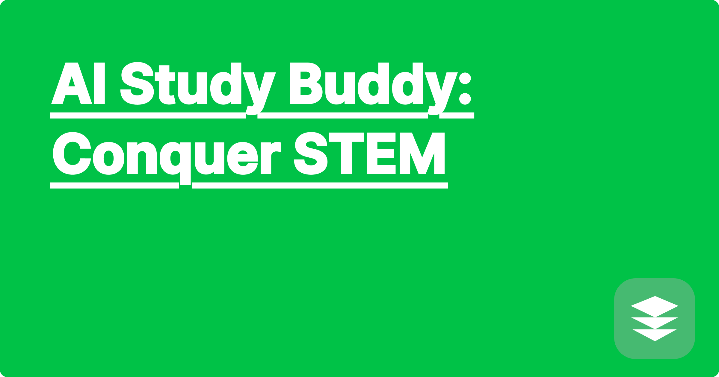 AI Study Buddy: Conquer STEM