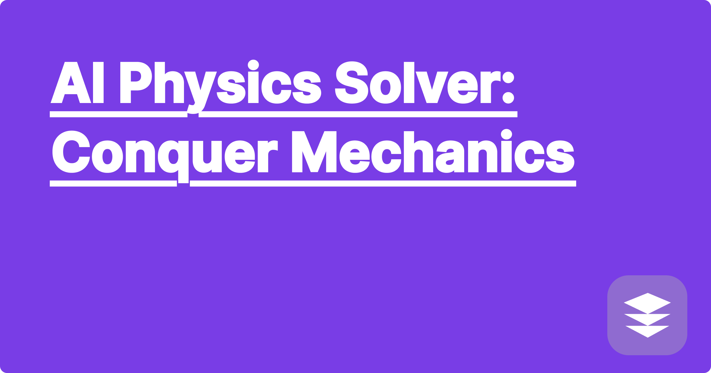 AI Physics Solver: Conquer Mechanics