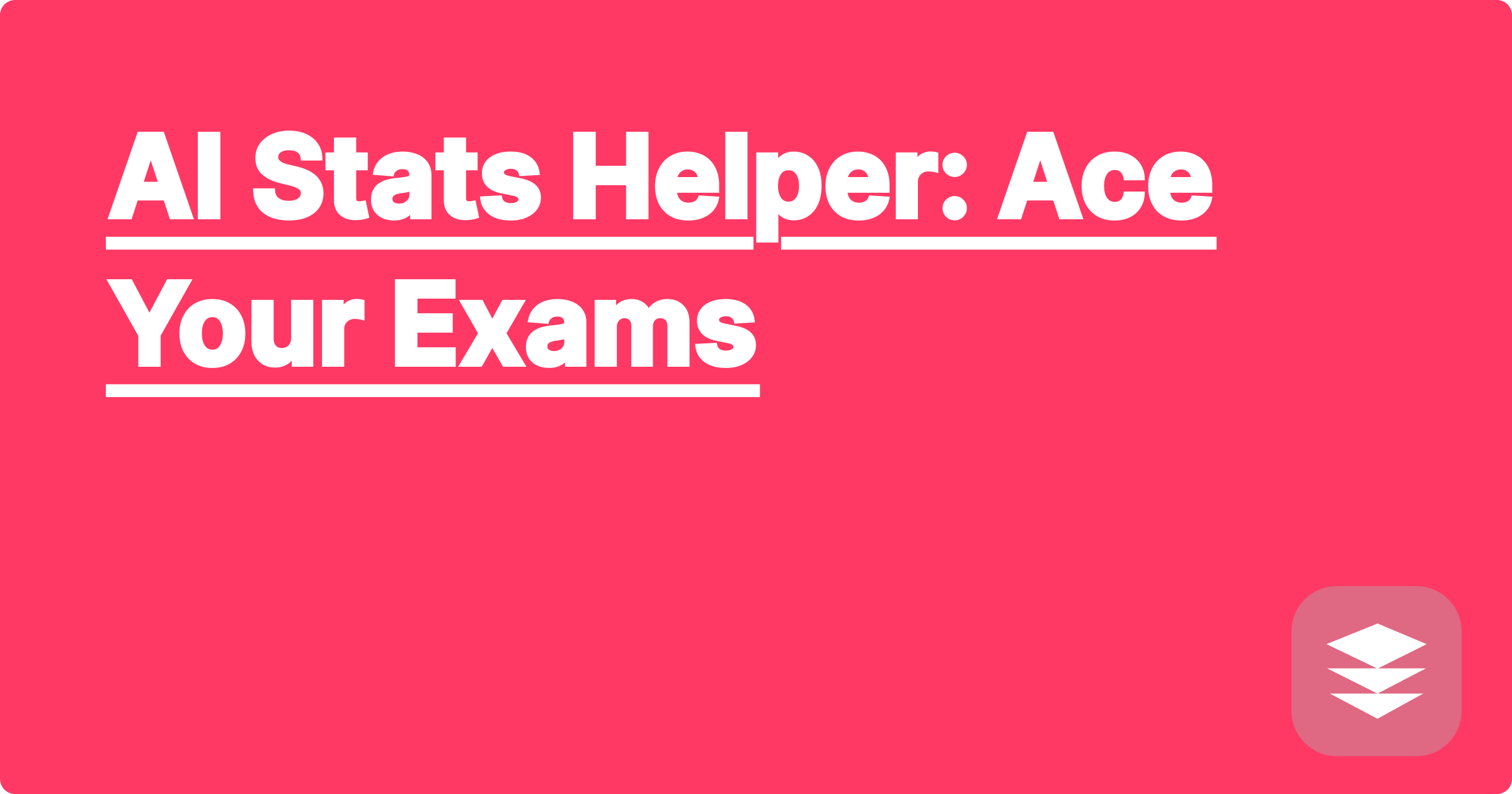 AI Stats Helper: Ace Your Exams
