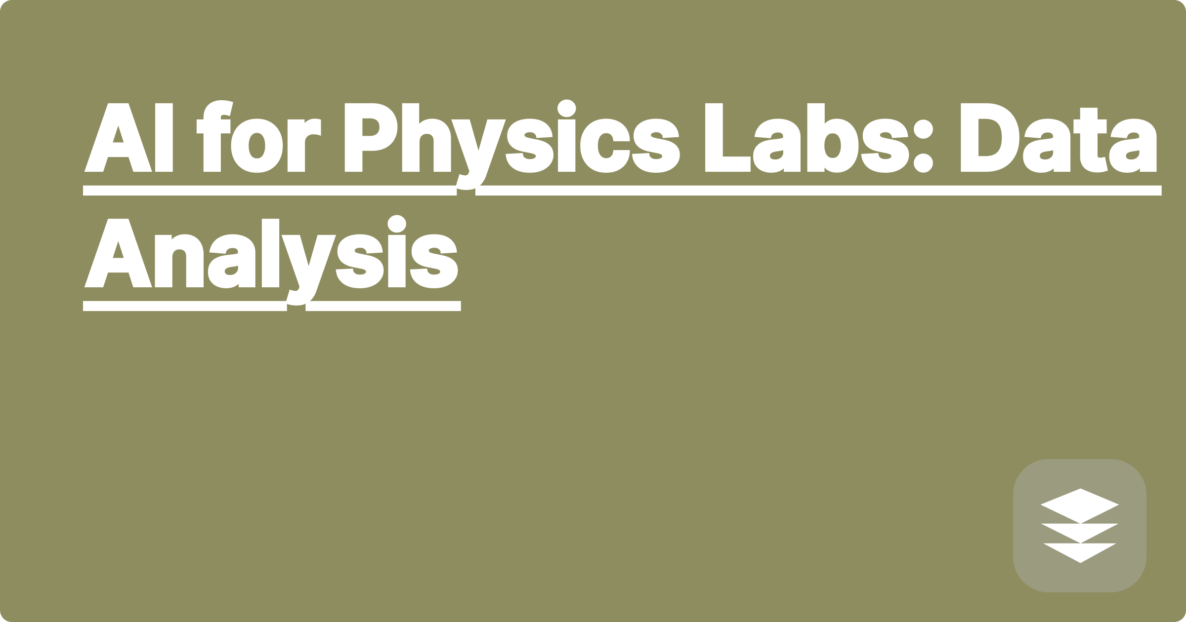 AI for Physics Labs: Data Analysis