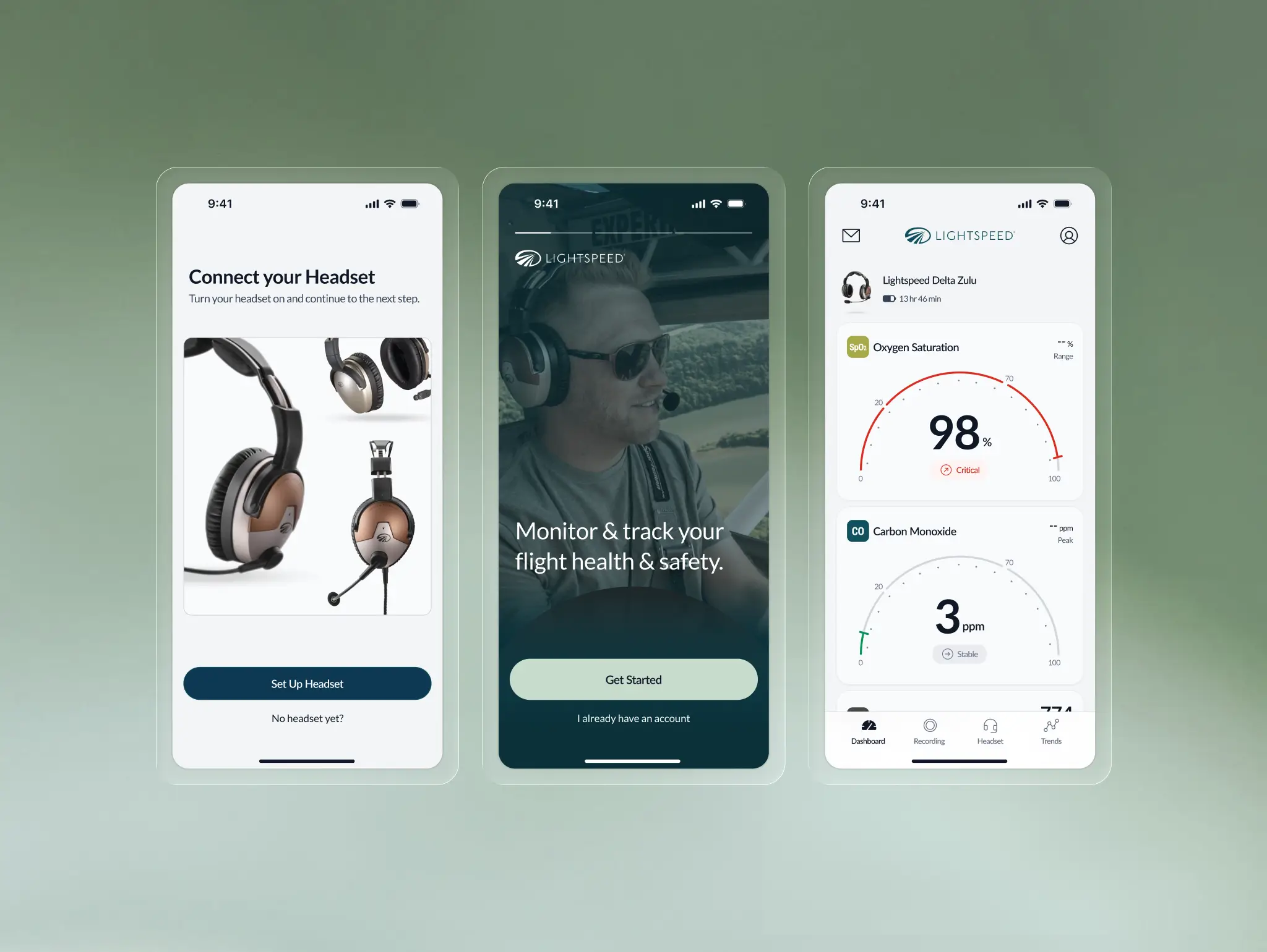 Lightspeed App Screens