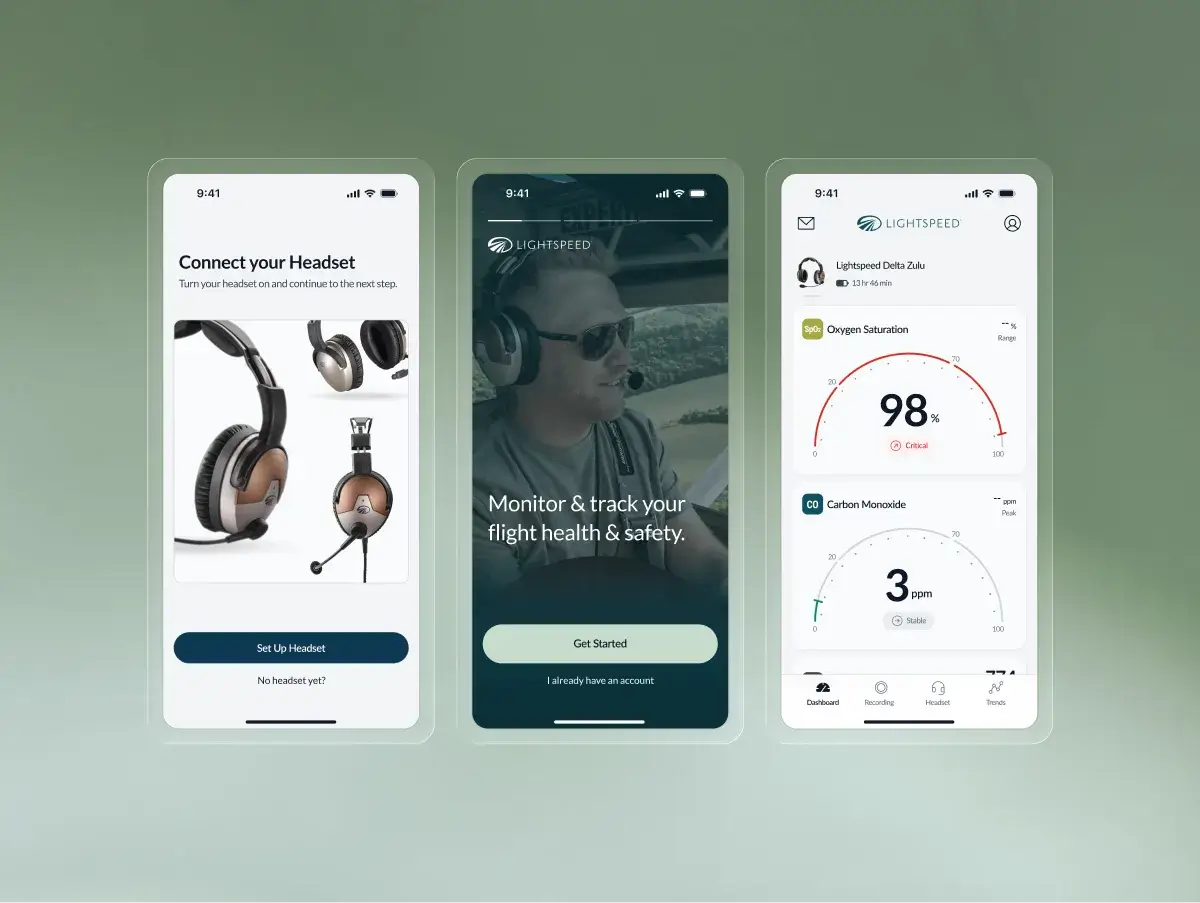 Lightspeed App Screens