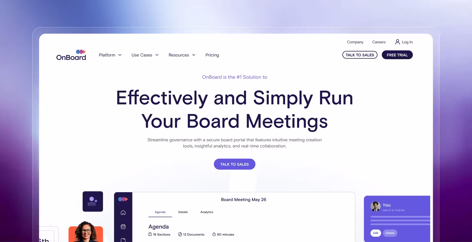 OnBoard hero