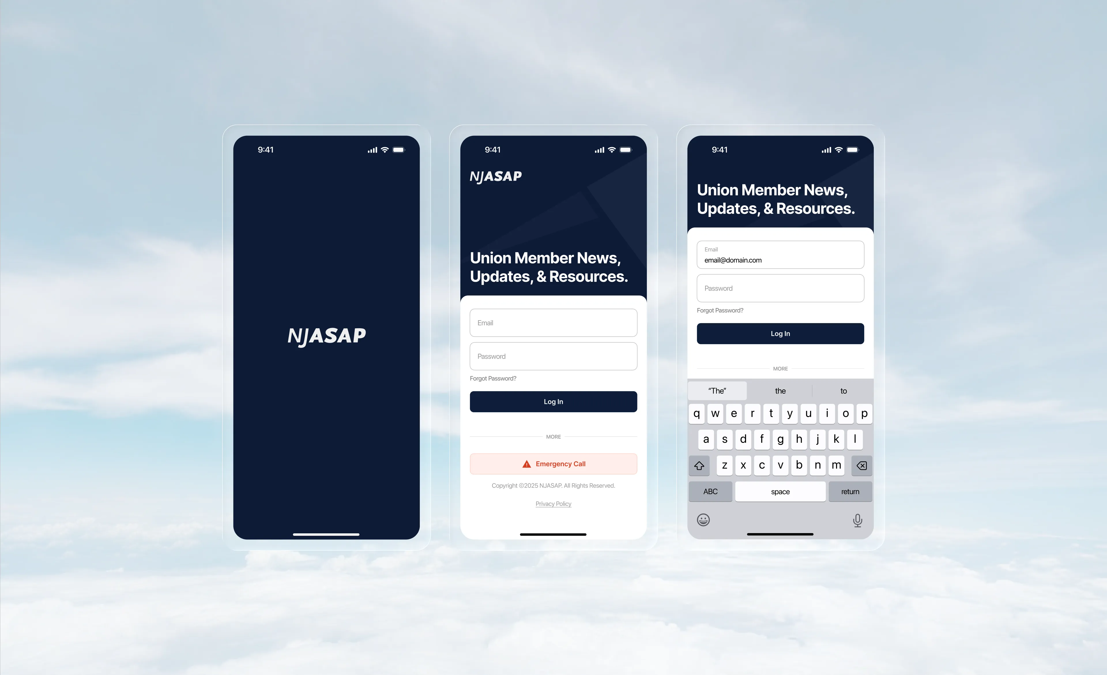NJASAP login flow