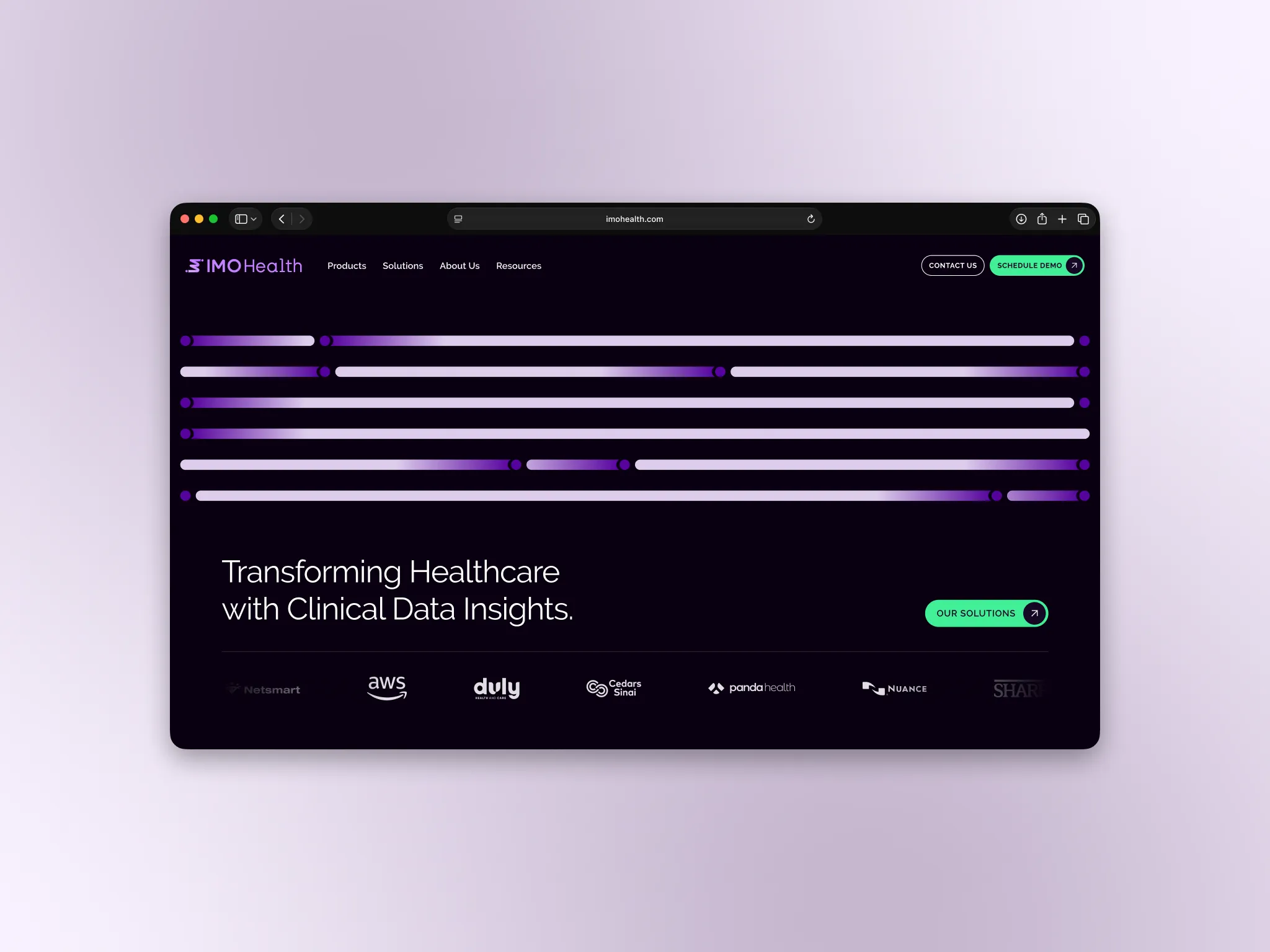IMO Health hero concept