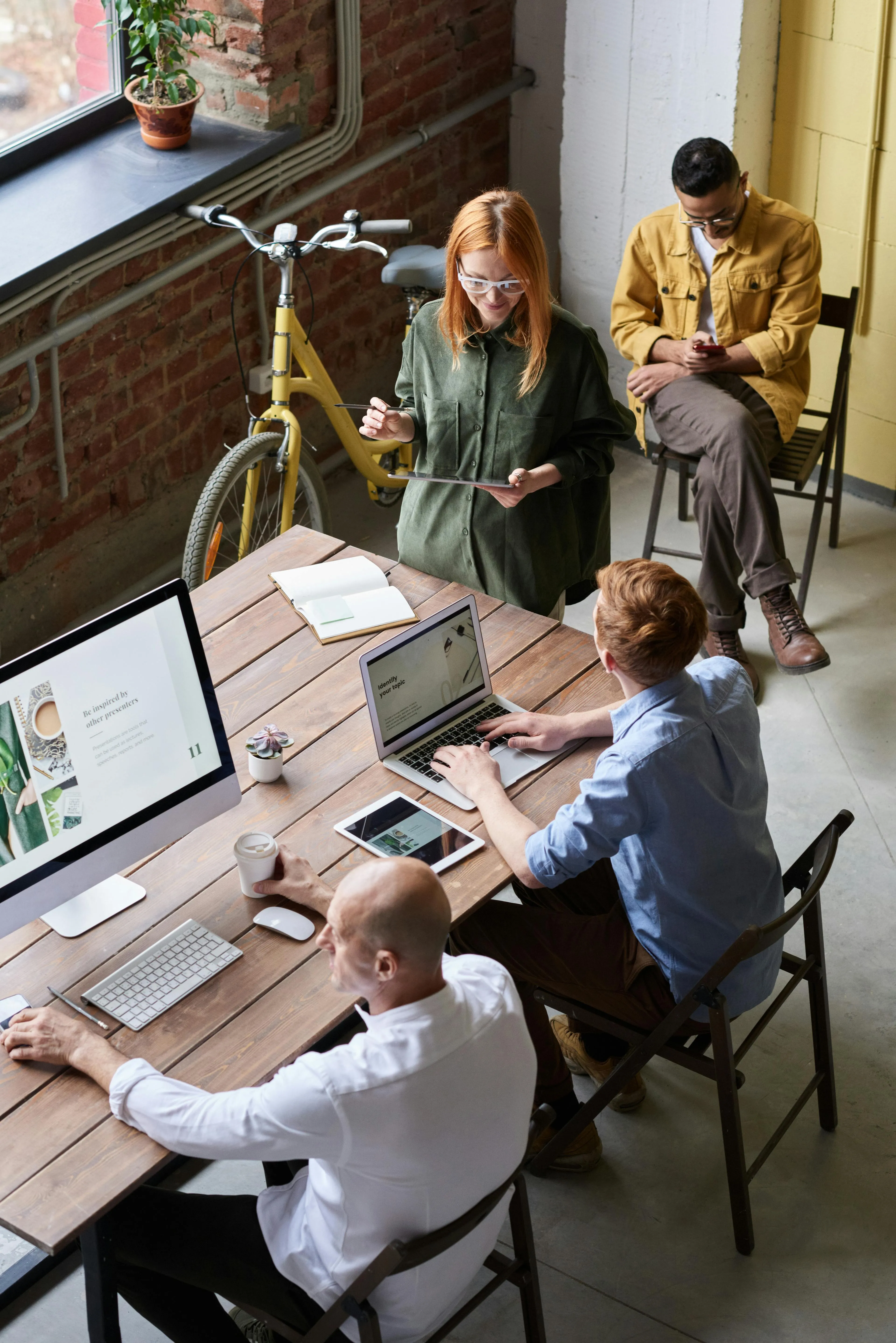 Employee on Workspace