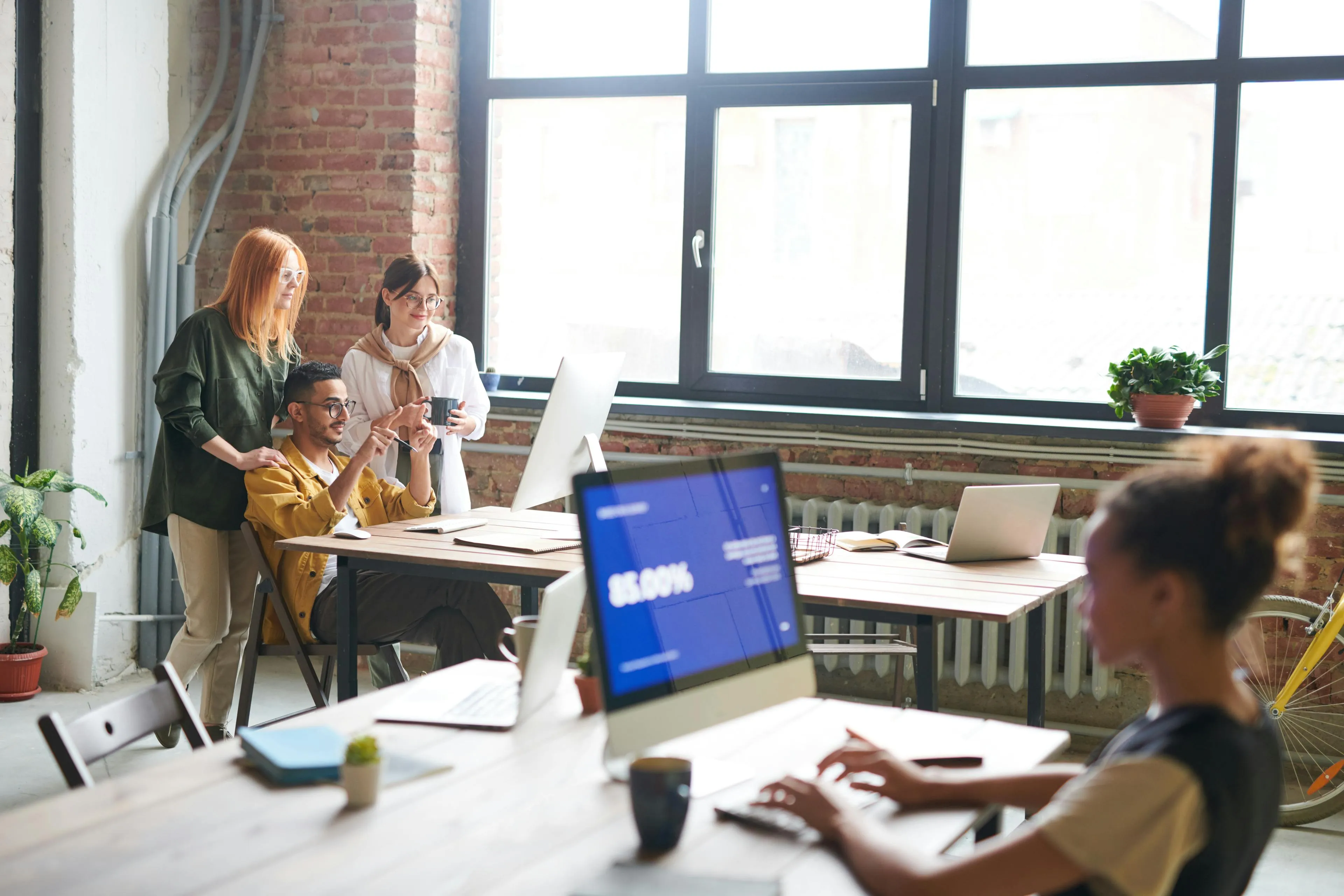 Employee on Workspace