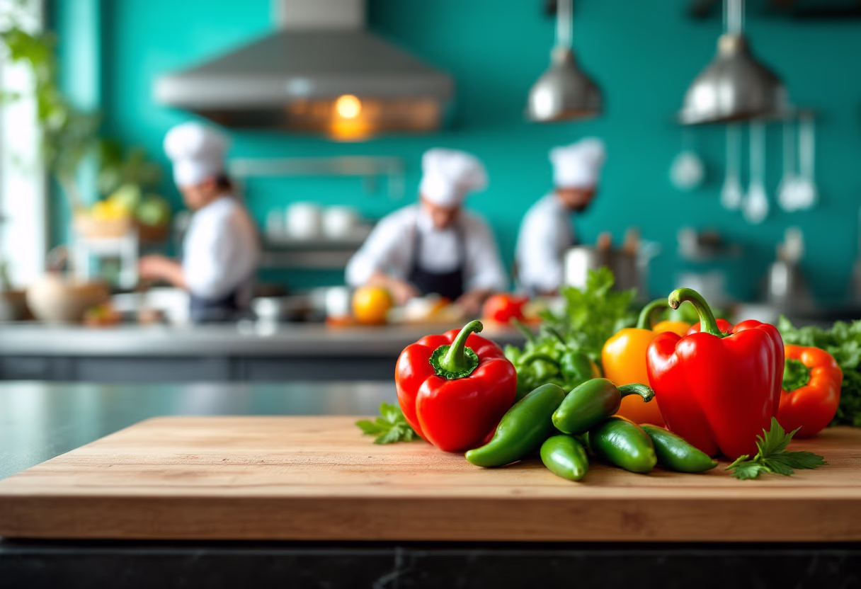 image of restaurant kitchen (for a mexican restaurant)